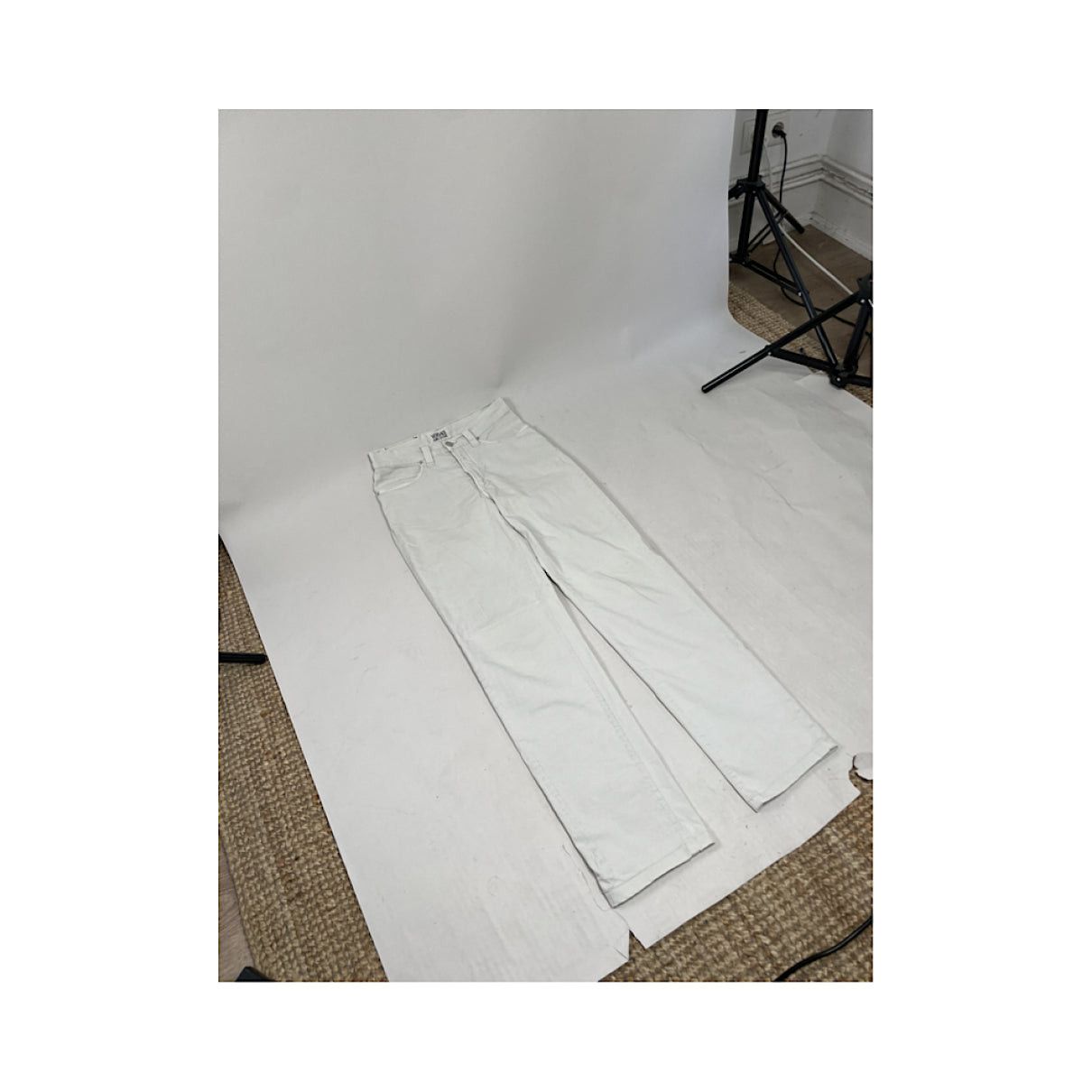 Versace Jeans Couture White Cotton Trouser Size 30" / US 8 / IT 44 - 3 Thumbnail