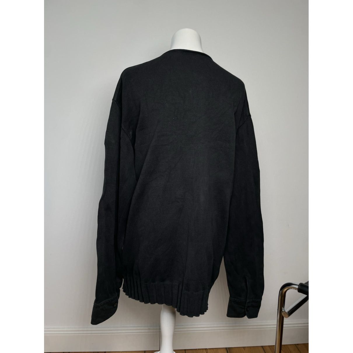 Moschino Black Cotton Knitwear & Sweatshirt Size L / US 10 / IT 46 - 4 Thumbnail