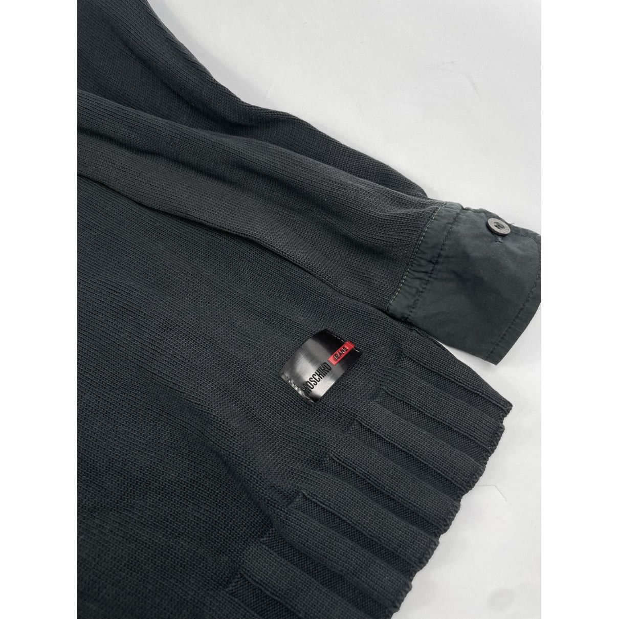 Moschino Black Cotton Knitwear & Sweatshirt Size L / US 10 / IT 46 - 5 Thumbnail