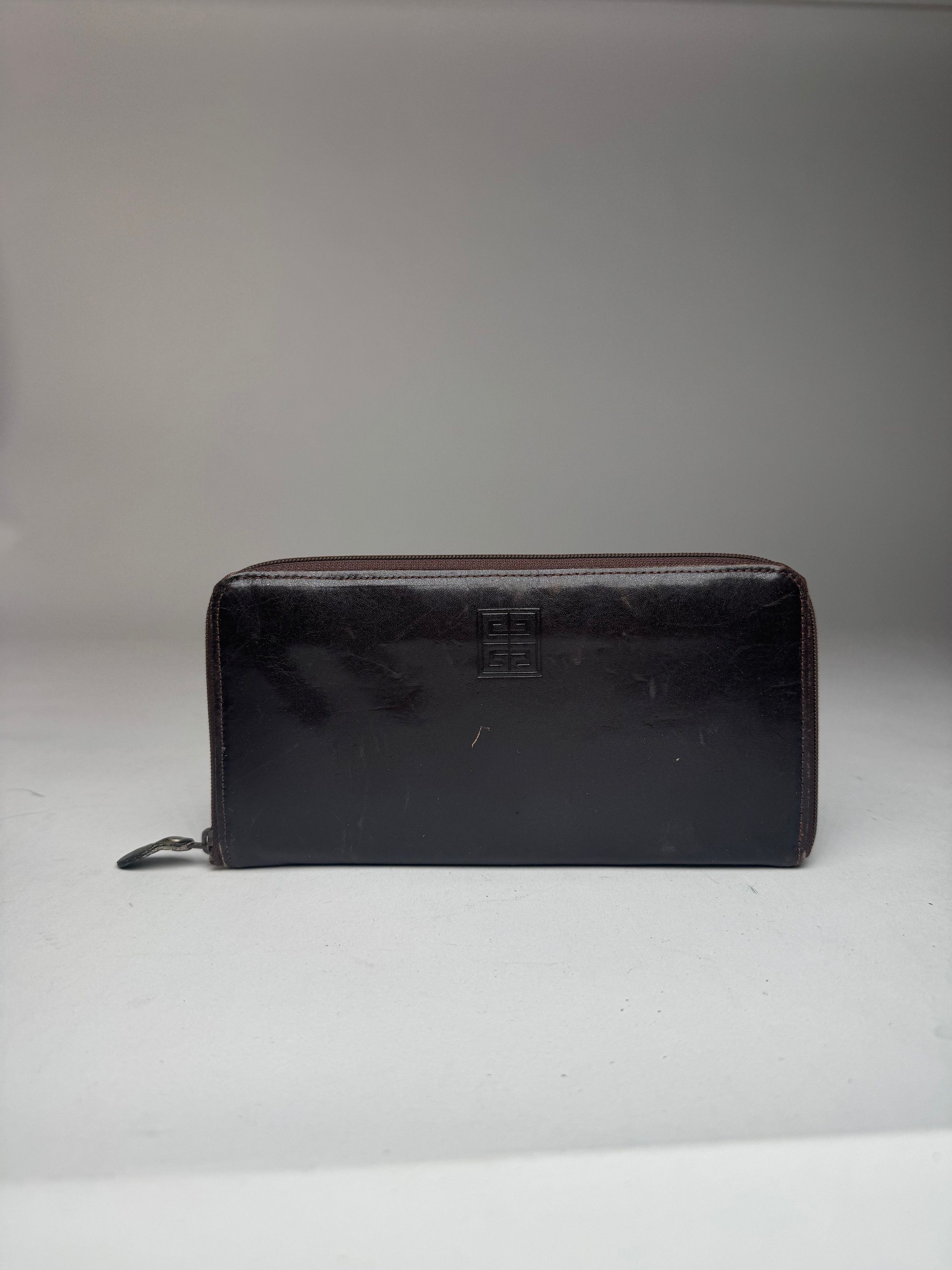Givenchy Vintage Leather Wallet Brown Size ONE SIZE - 6 Thumbnail