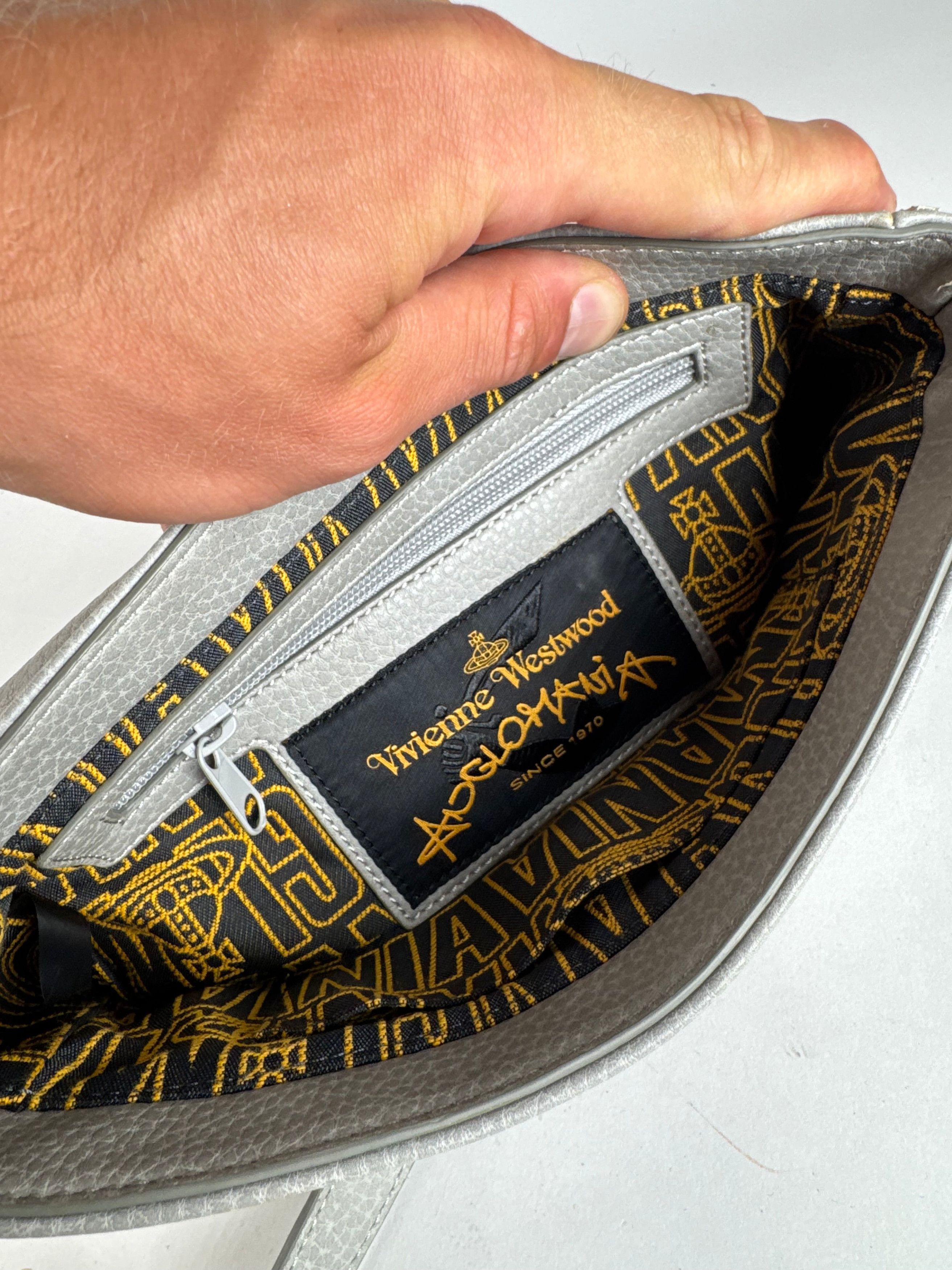 Vivienne Westwood Vintage Vegan Leather bag Grey Size ONE SIZE - 4 Thumbnail