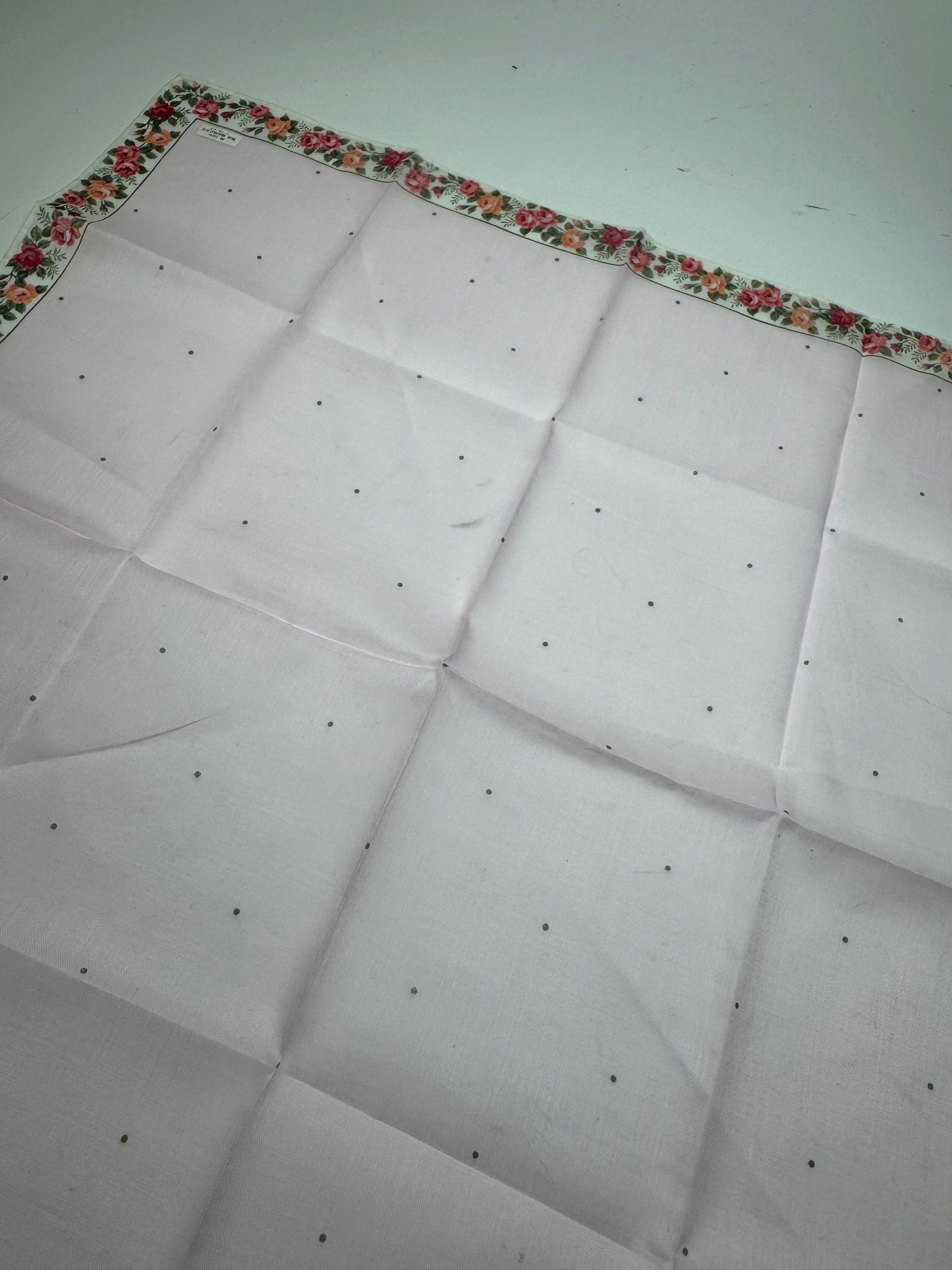 Dior Vintage Floral Scarf pink Size ONE SIZE - 6 Thumbnail