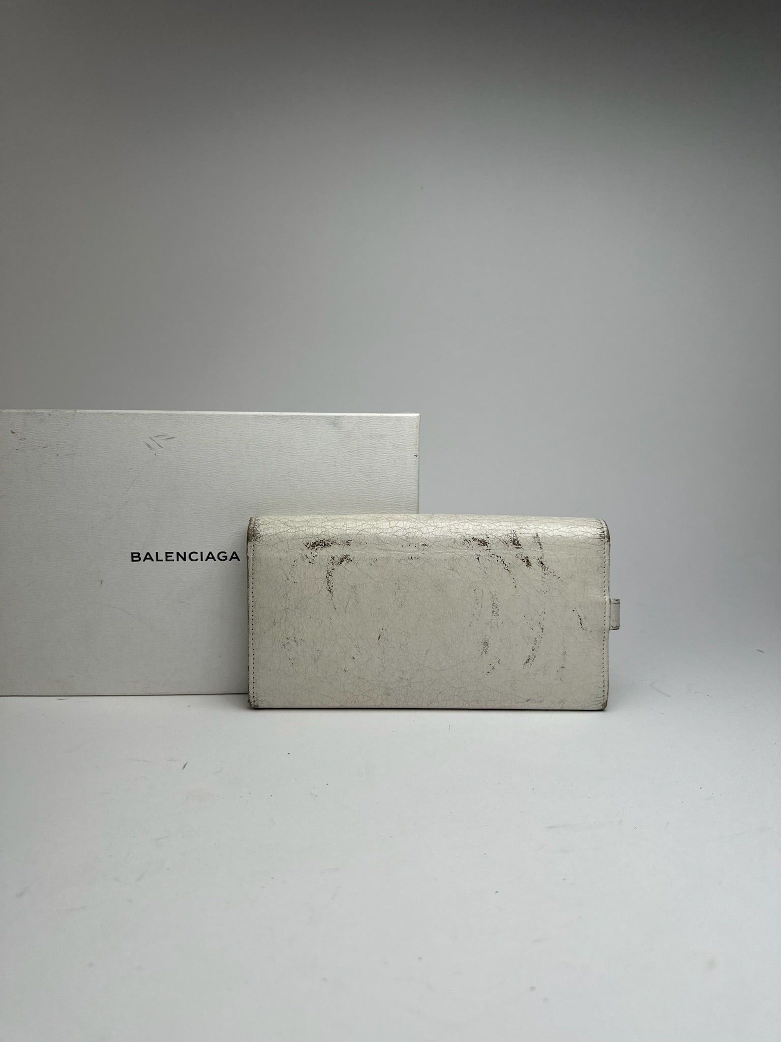 Balenciaga Vintage Mini Pochette bag leather white Size ONE SIZE - 3 Thumbnail