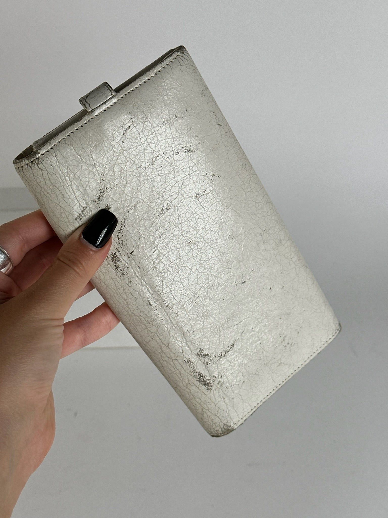 Balenciaga Vintage Mini Pochette bag leather white Size ONE SIZE - 10 Thumbnail