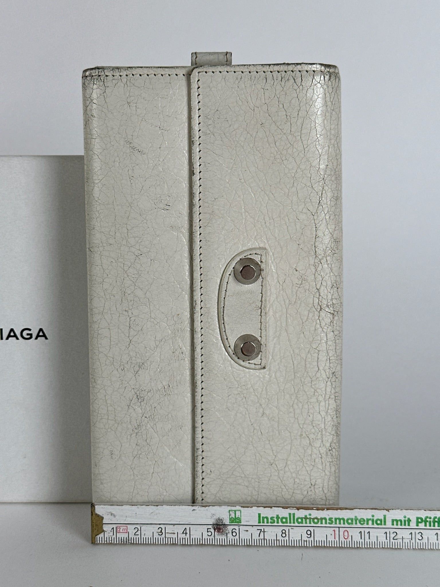 Balenciaga Vintage Mini Pochette bag leather white Size ONE SIZE - 11 Thumbnail