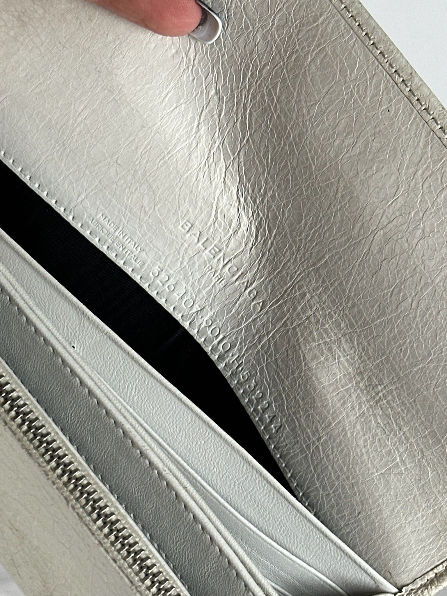 Balenciaga Vintage Mini Pochette bag leather white Size ONE SIZE - 14 Thumbnail