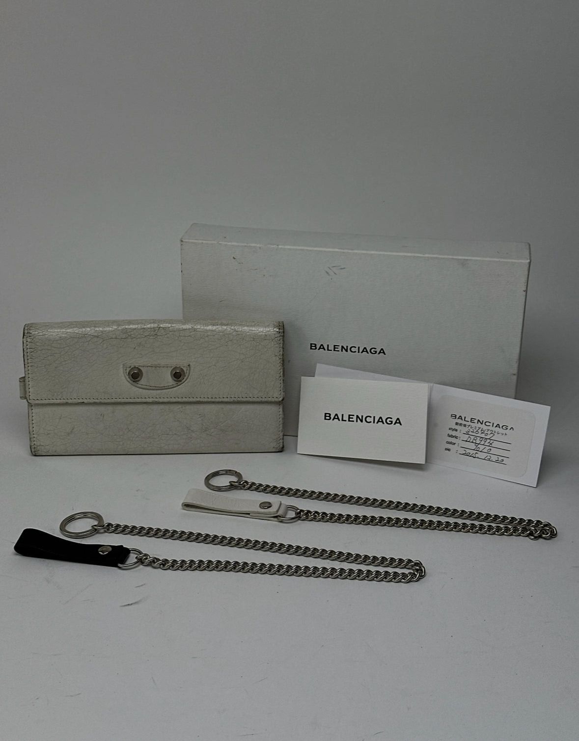 Balenciaga Vintage Mini Pochette bag leather white Size ONE SIZE - 2 Thumbnail
