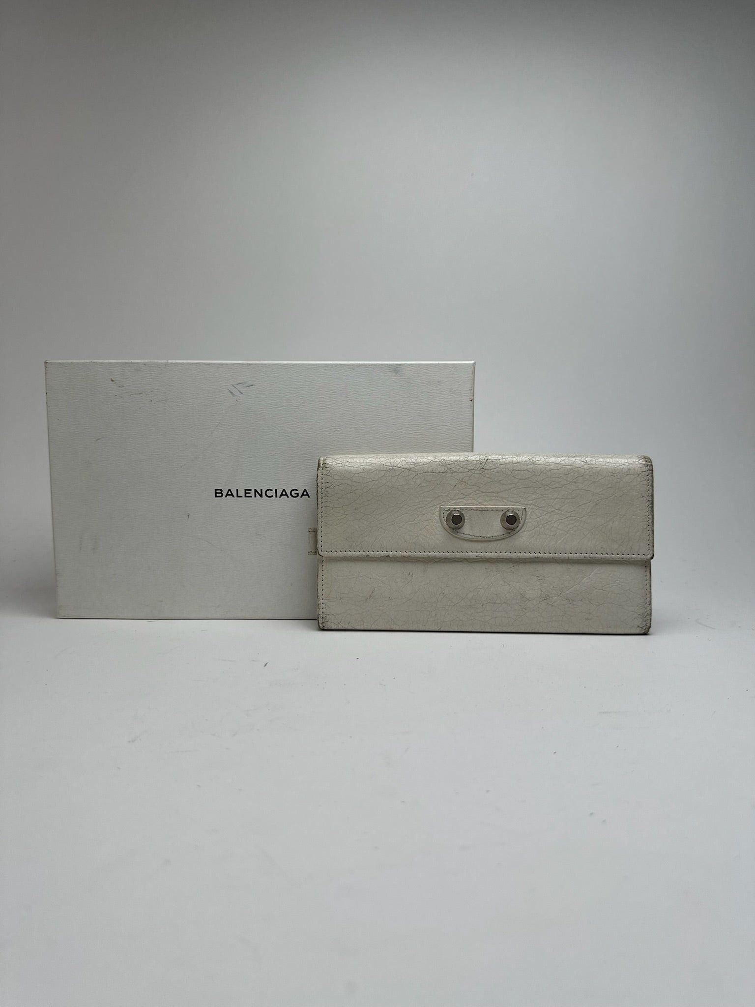 Balenciaga Vintage Mini Pochette bag leather white Size ONE SIZE - 9 Thumbnail