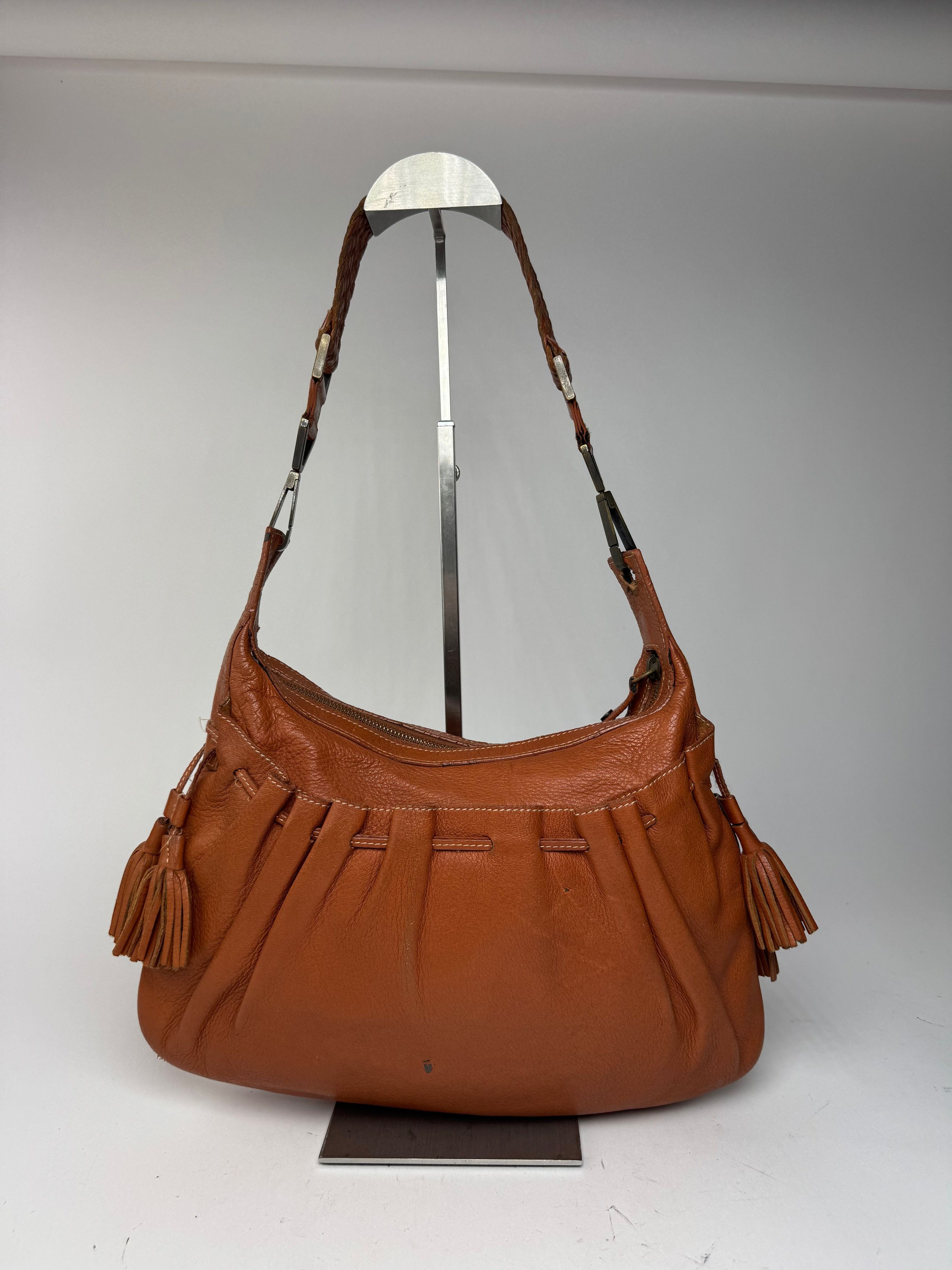 Givenchy Vintage Leather Bag Orange Brown Size ONE SIZE - 10 Thumbnail