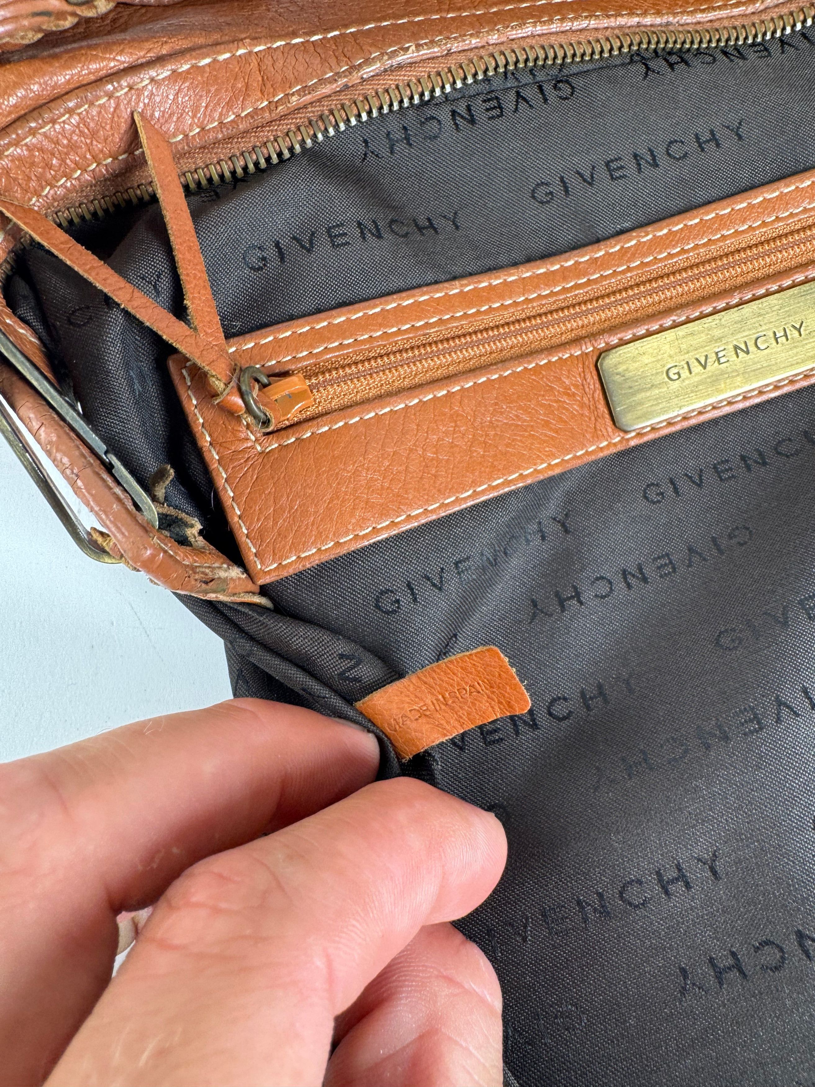 Givenchy Vintage Leather Bag Orange Brown Size ONE SIZE - 7 Thumbnail