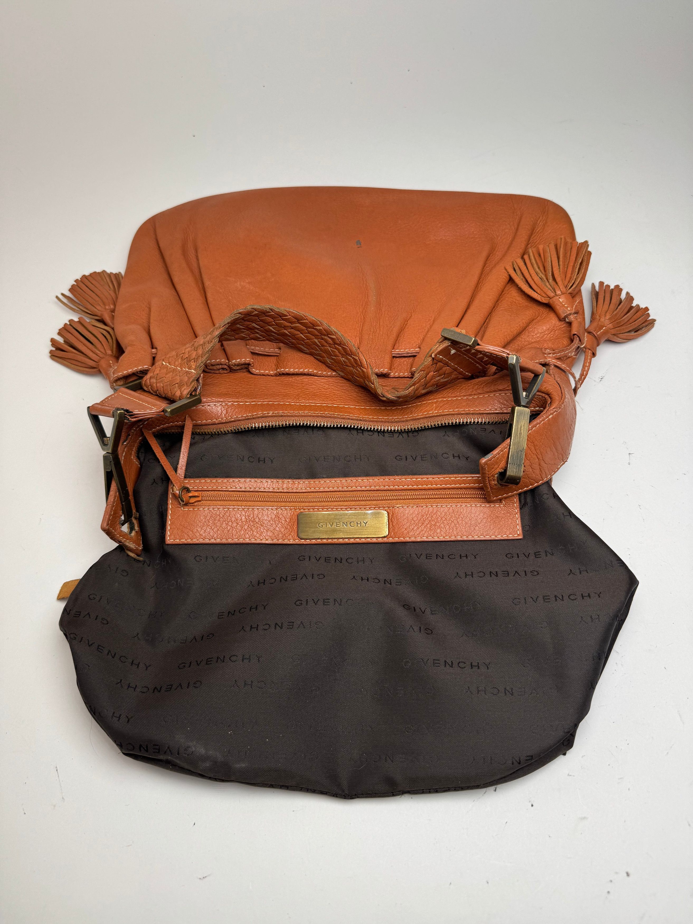 Givenchy Vintage Leather Bag Orange Brown Size ONE SIZE - 5 Thumbnail