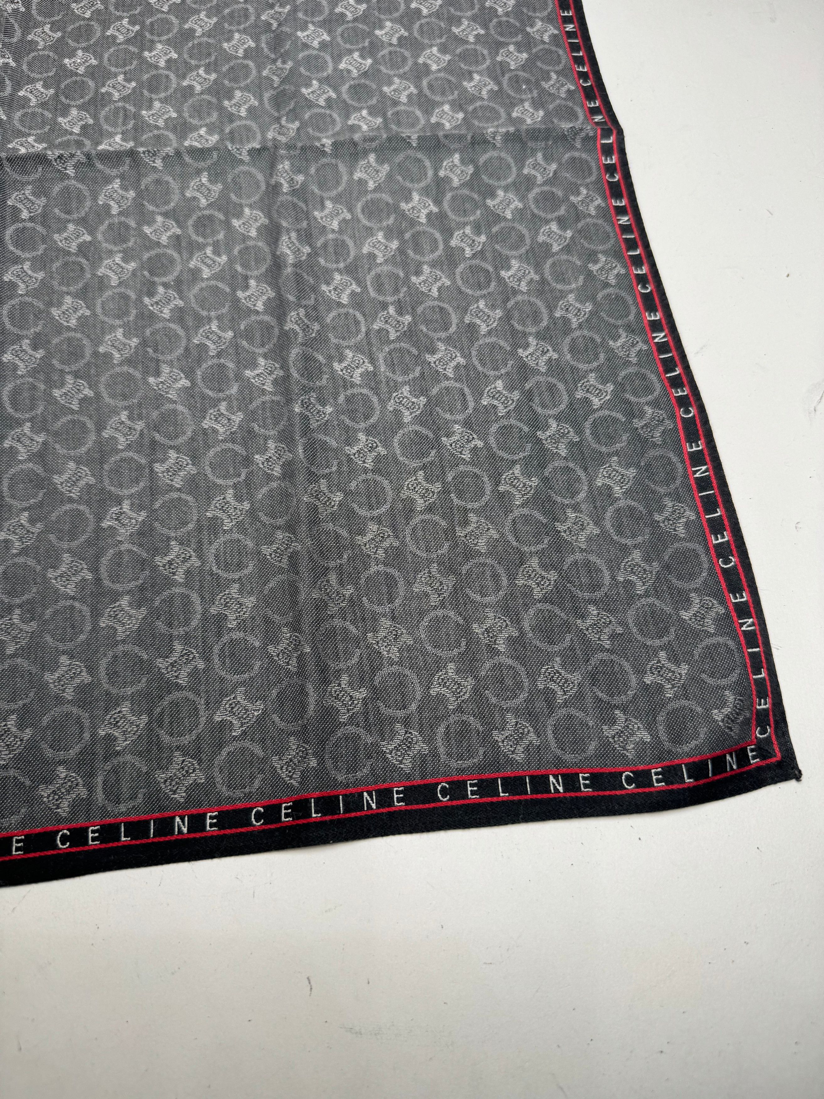 Celine Vintage Monogramm Scarf Size ONE SIZE - 2 Thumbnail