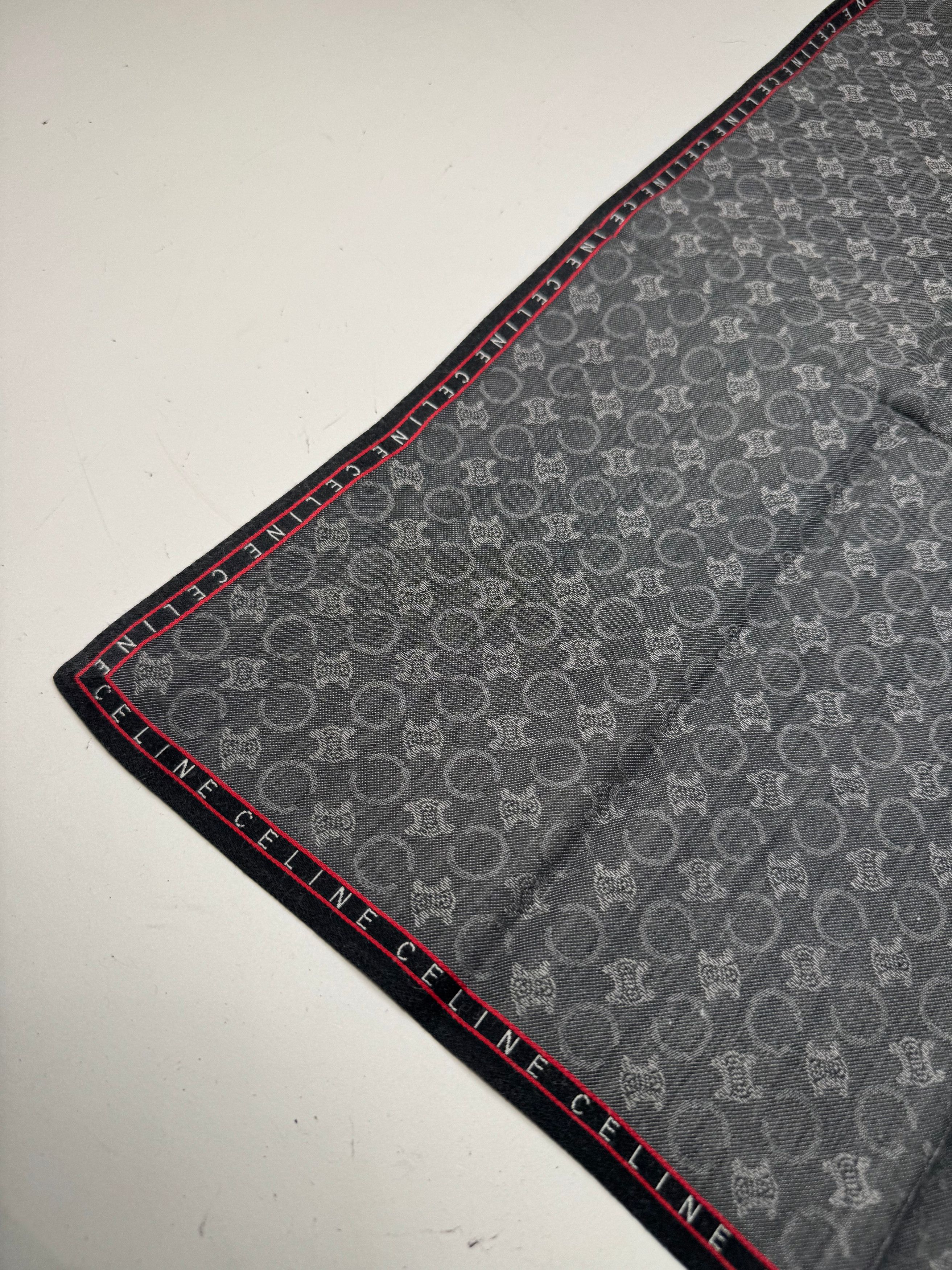 Celine Vintage Monogramm Scarf Size ONE SIZE - 4 Thumbnail