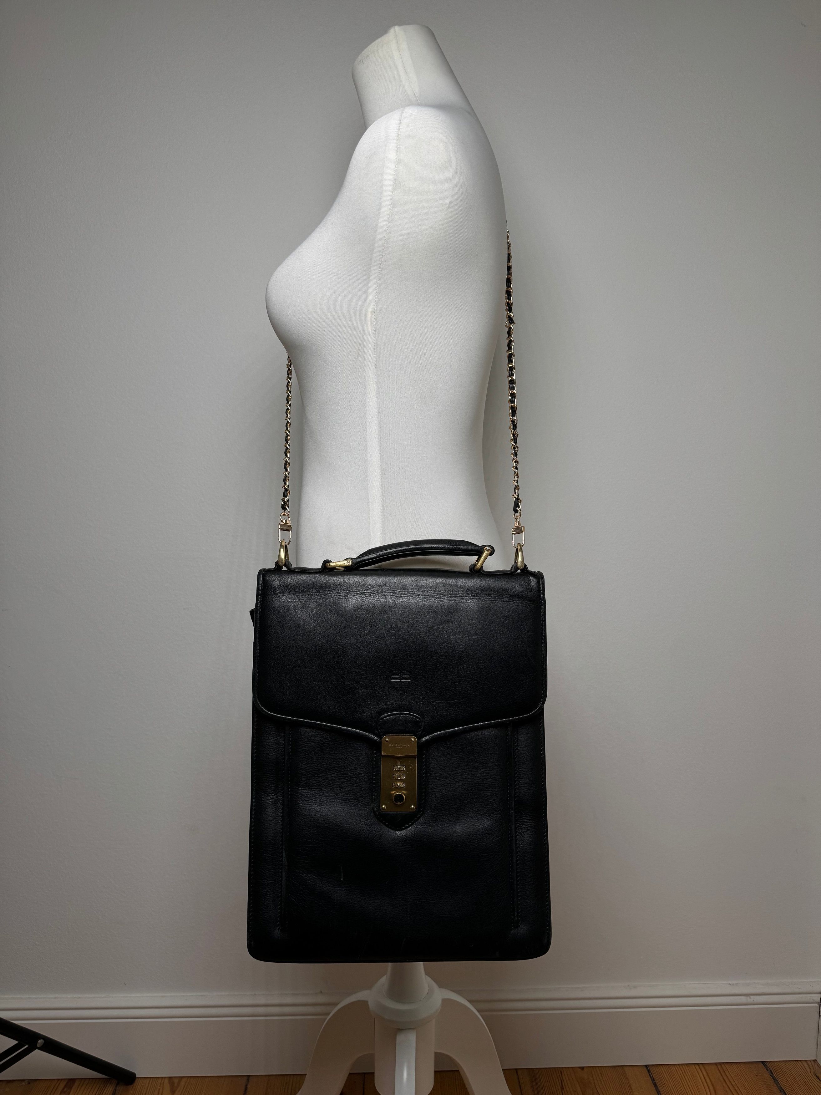 Balenciaga Vintage City Leather Bag Black Size ONE SIZE - 5 Thumbnail