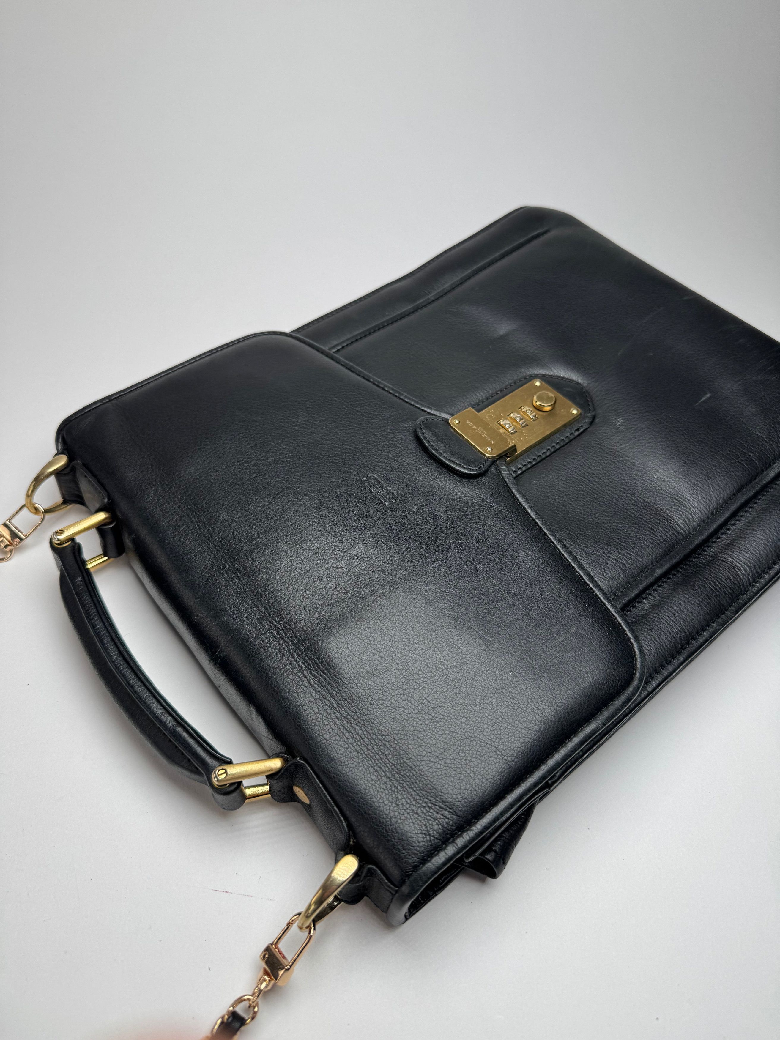 Balenciaga Vintage City Leather Bag Black Size ONE SIZE - 4 Thumbnail