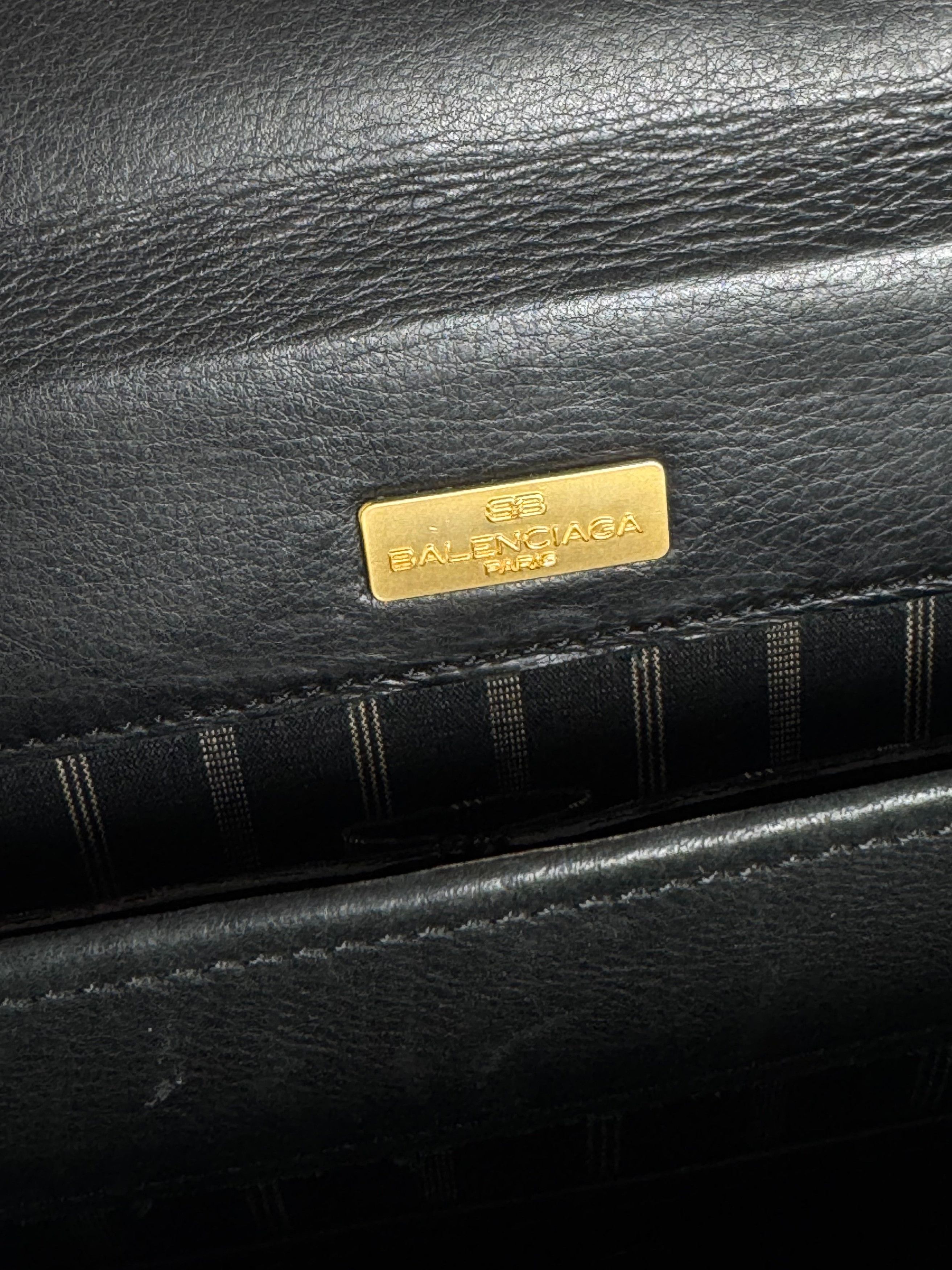 Balenciaga Vintage City Leather Bag Black Size ONE SIZE - 9 Thumbnail