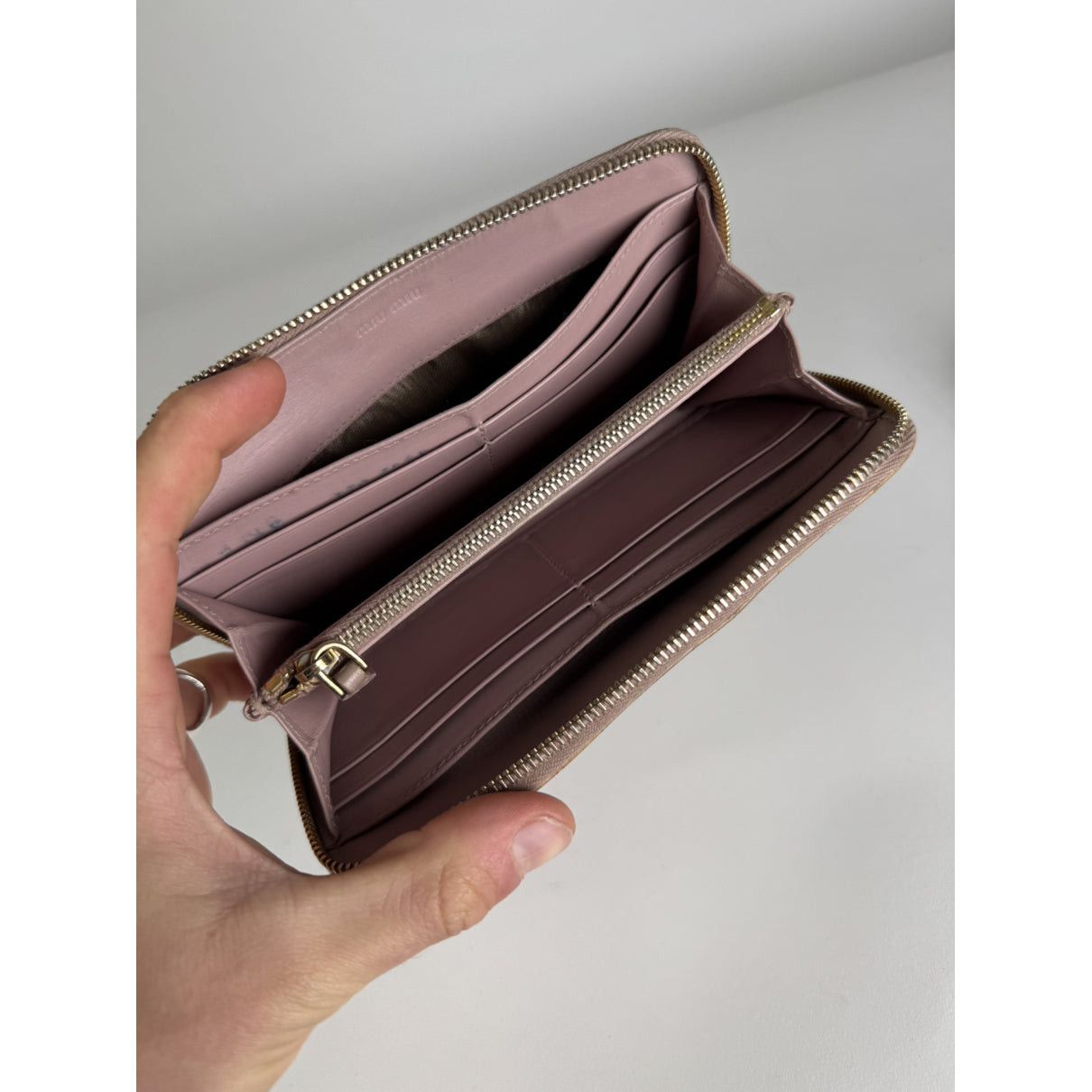 Miu Miu Brown Patent Leather Wallet Size ONE SIZE - 3 Thumbnail
