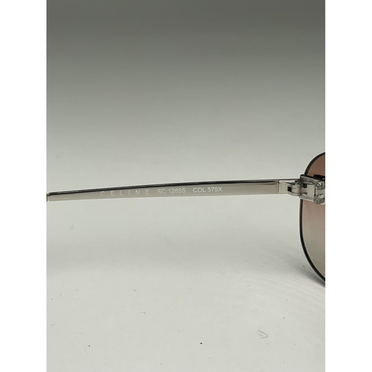 Celine Silver Metal Sunglasses Size ONE SIZE - 2 Thumbnail