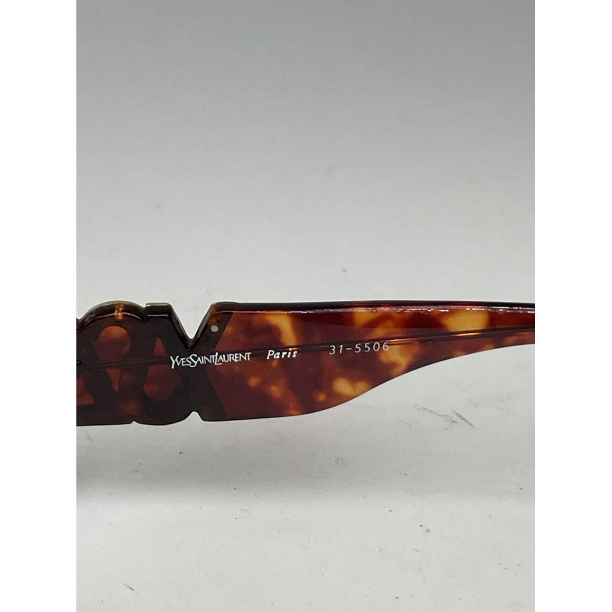 Yves Saint Laurent Brown Plastic Sunglasses Size ONE SIZE - 4 Thumbnail