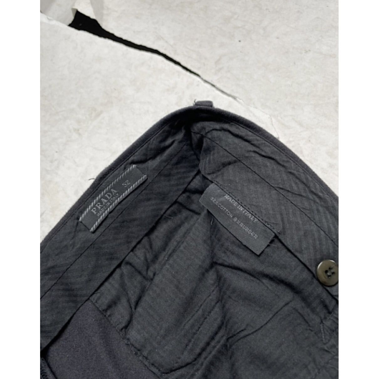 Prada Navy Cotton Trouser Size 30" / US 8 / IT 44 - 5 Thumbnail