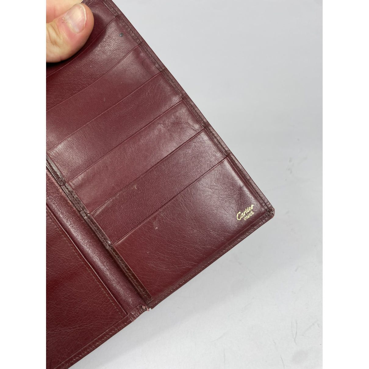 Cartier Burgundy Patent Leather Purse Size ONE SIZE - 5 Thumbnail