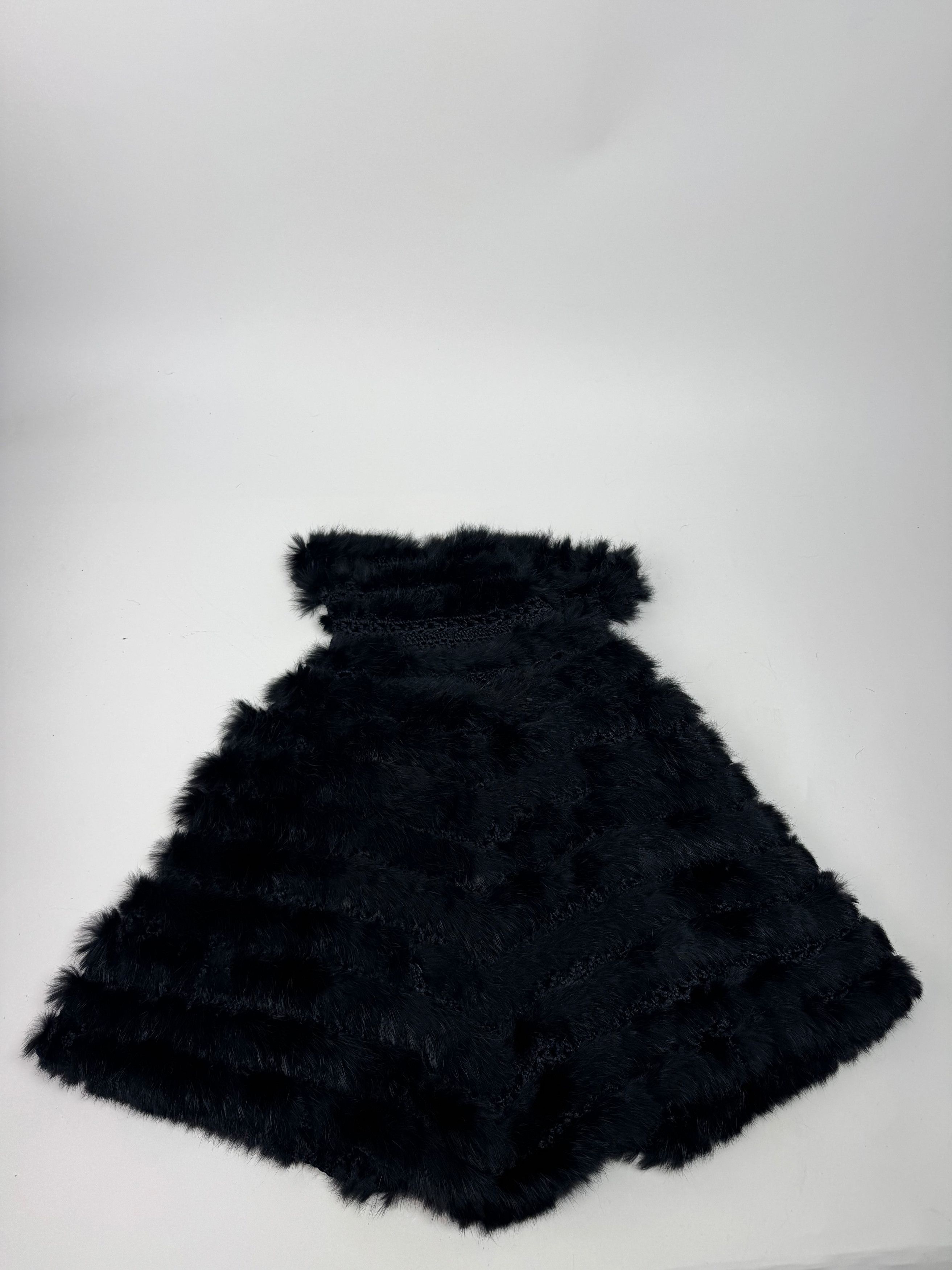 Courreges Vintage Fur Leather Top / Coat Black 38/M Size M / US 6-8 / IT 42-44 - 9 Thumbnail