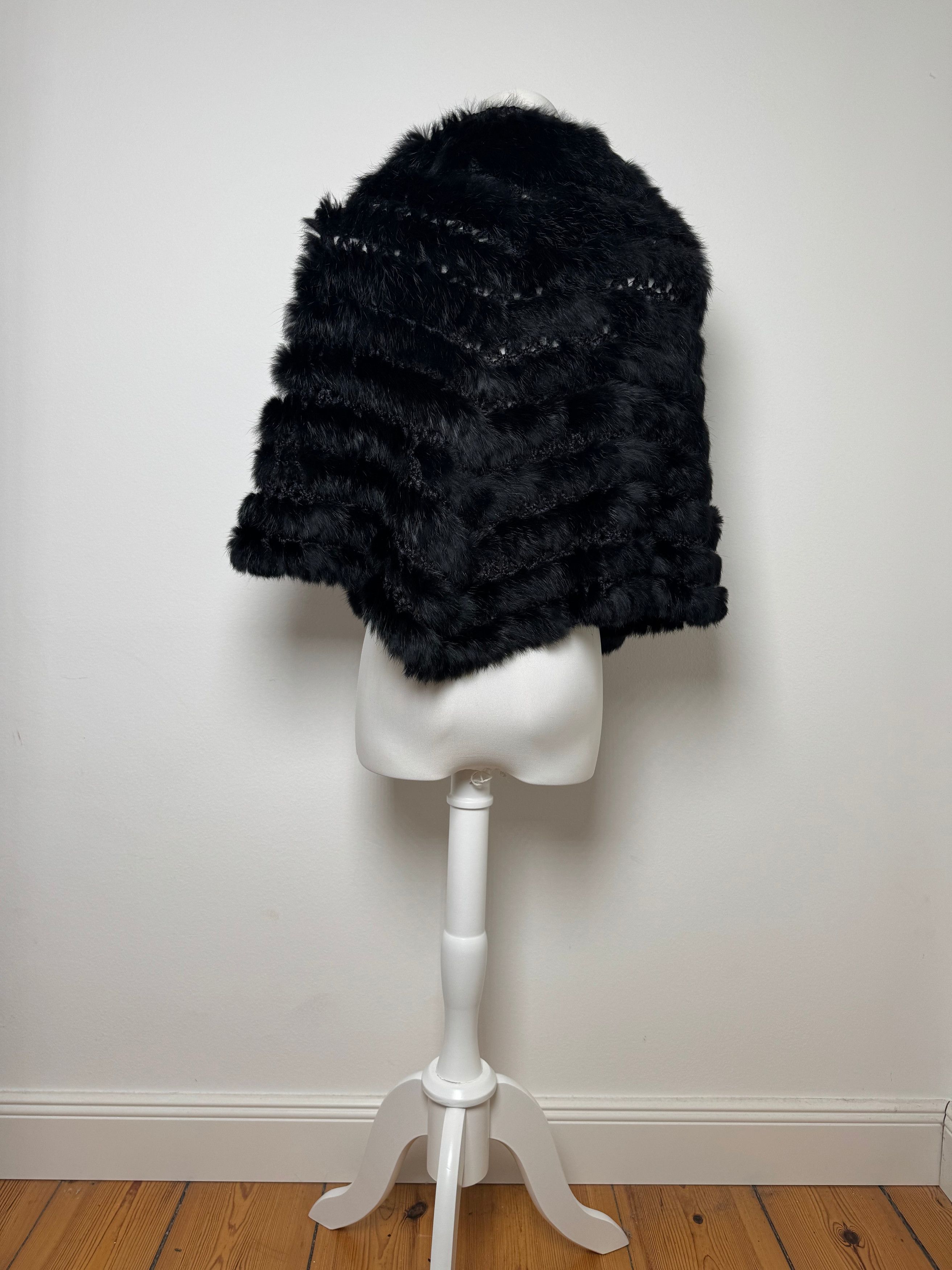 Courreges Vintage Fur Leather Top / Coat Black 38/M Size M / US 6-8 / IT 42-44 - 5 Thumbnail