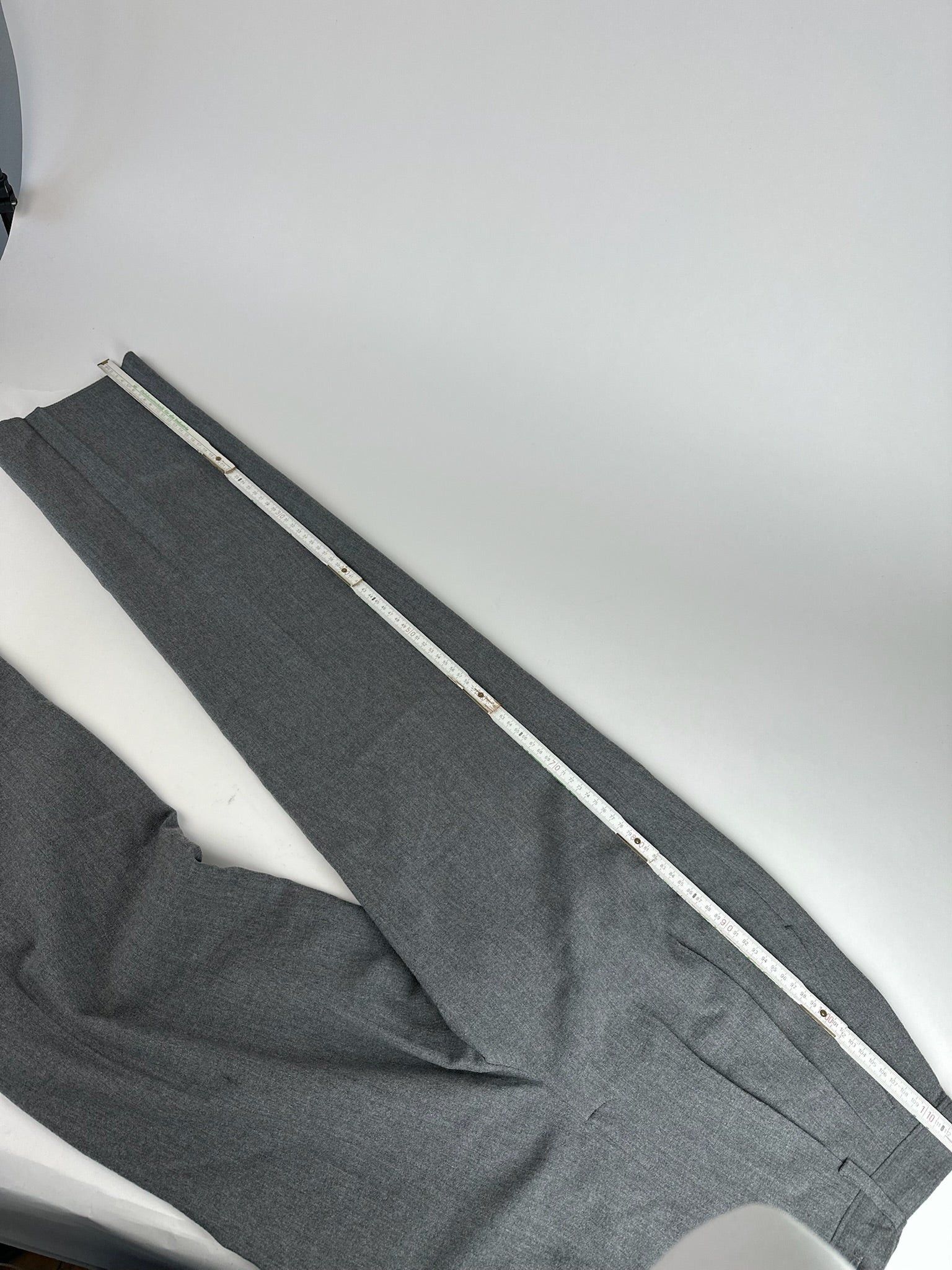 Balenciaga Vintage Wool Pants Gray Size 30" / US 8 / IT 44 - 7 Thumbnail