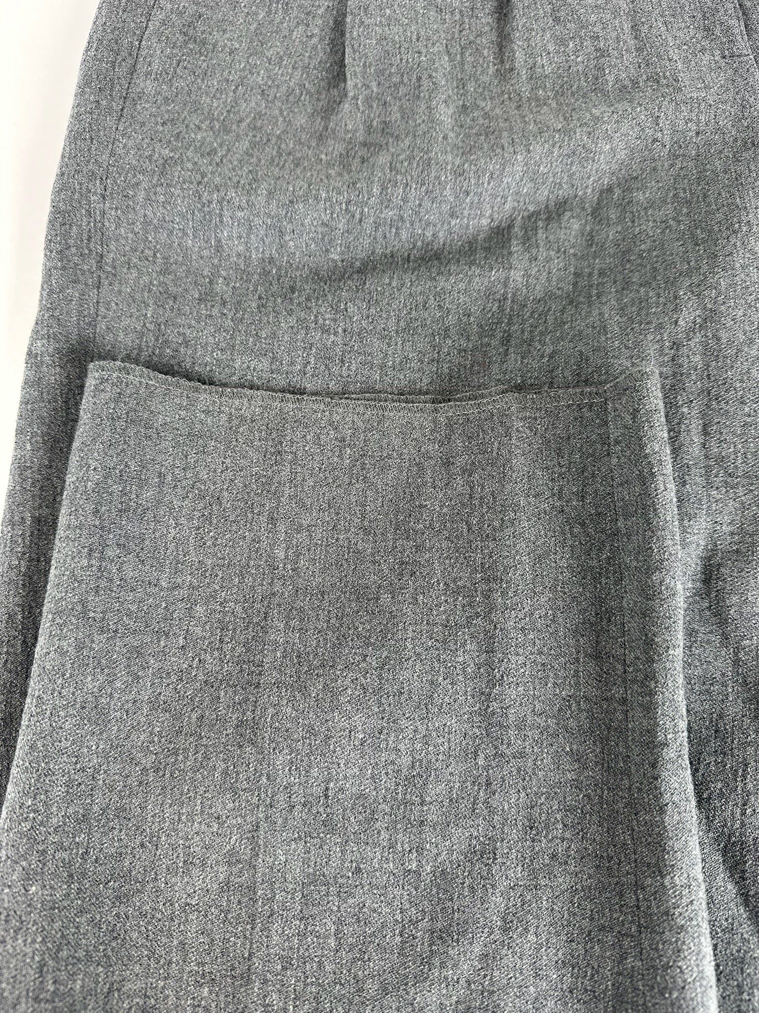 Balenciaga Vintage Wool Pants Gray Size 30" / US 8 / IT 44 - 12 Thumbnail