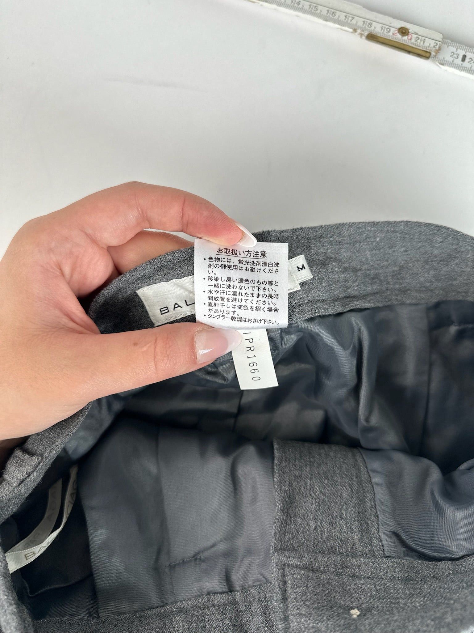 Balenciaga Vintage Wool Pants Gray Size 30" / US 8 / IT 44 - 8 Thumbnail