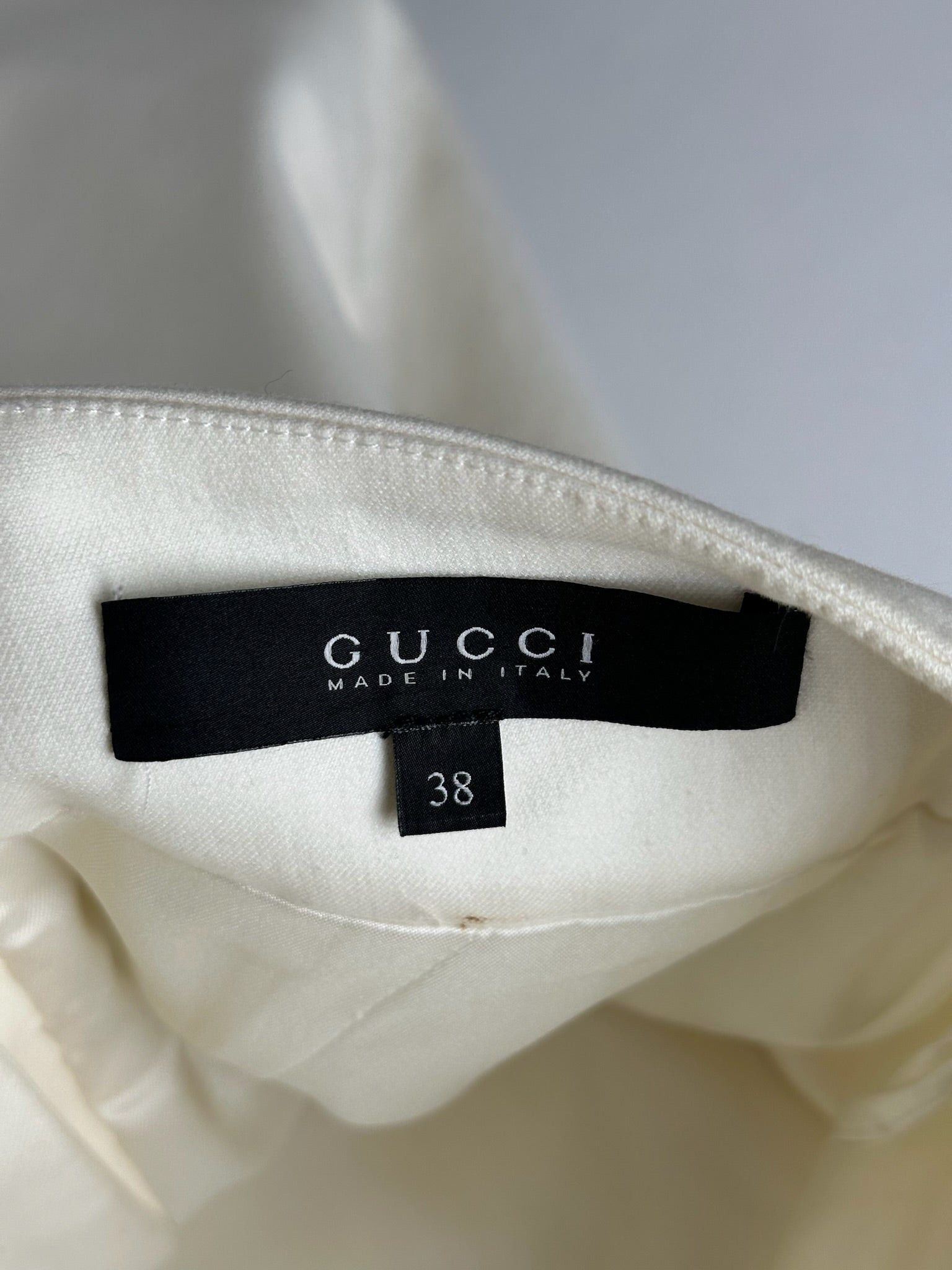 Gucci Vintage Long Canvas Skirt white Size 30" / US 8 / IT 44 - 8 Thumbnail