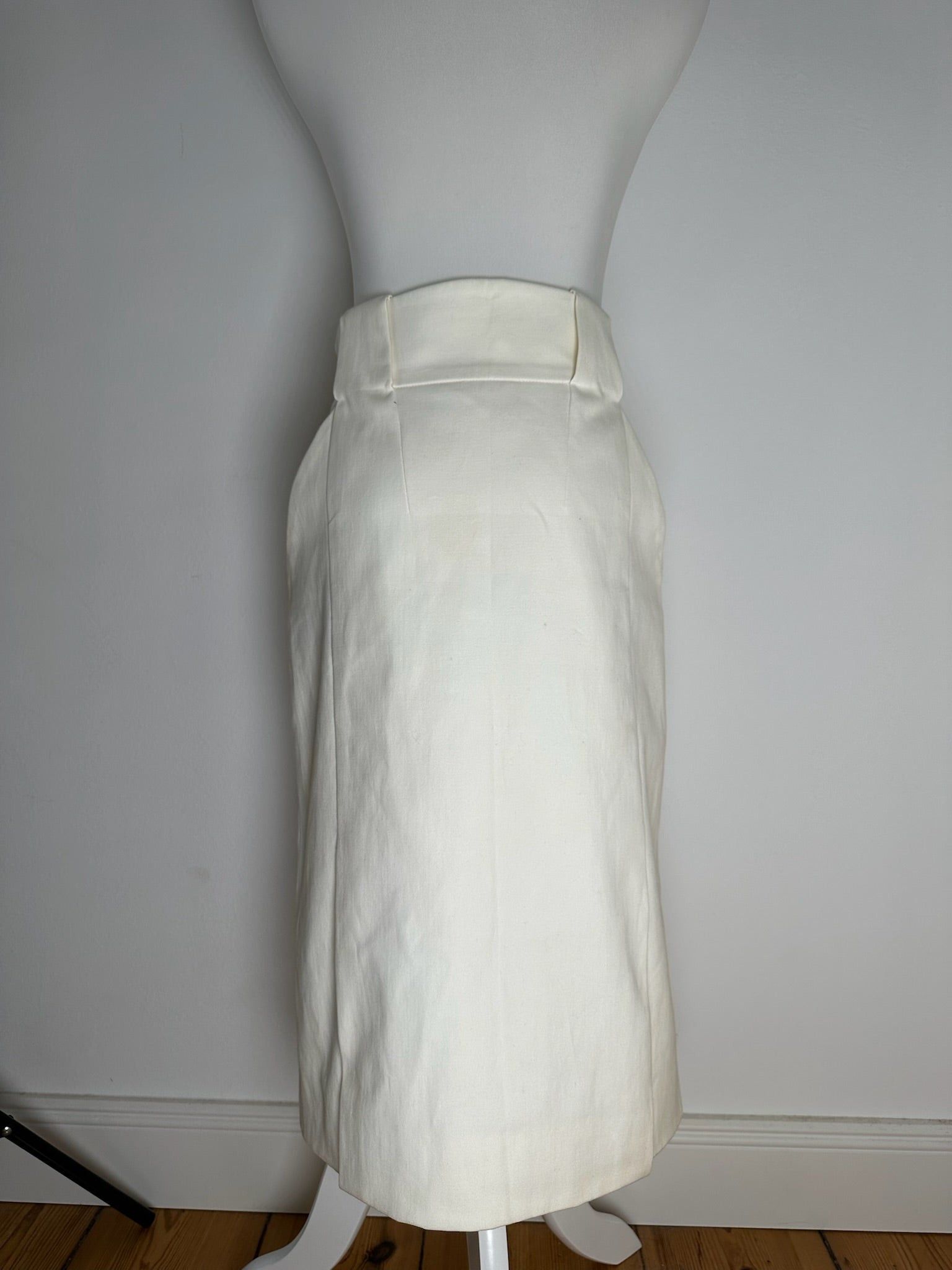 Gucci Vintage Long Canvas Skirt white Size 30" / US 8 / IT 44 - 2 Thumbnail