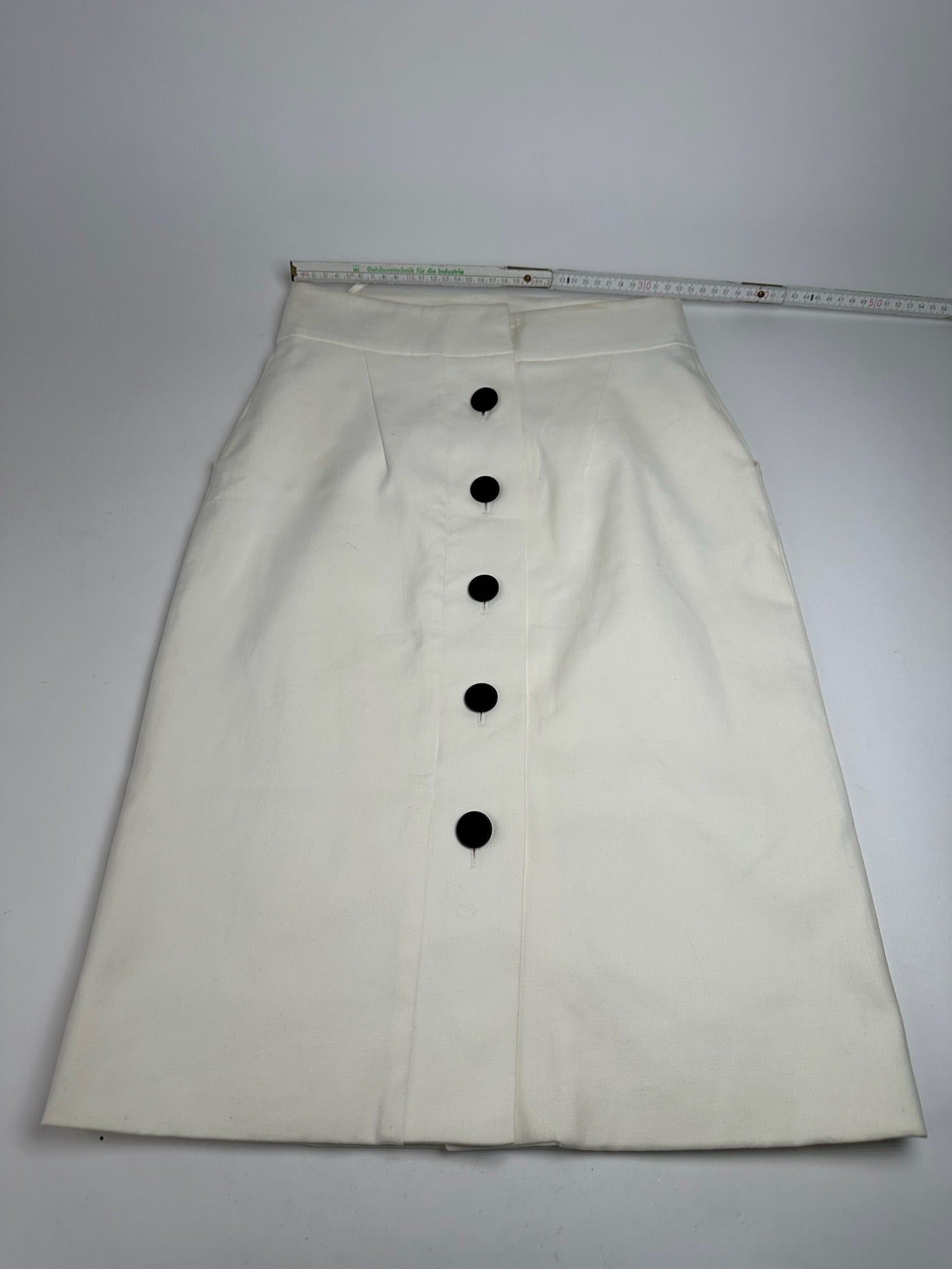 Gucci Vintage Long Canvas Skirt white Size 30" / US 8 / IT 44 - 11 Thumbnail