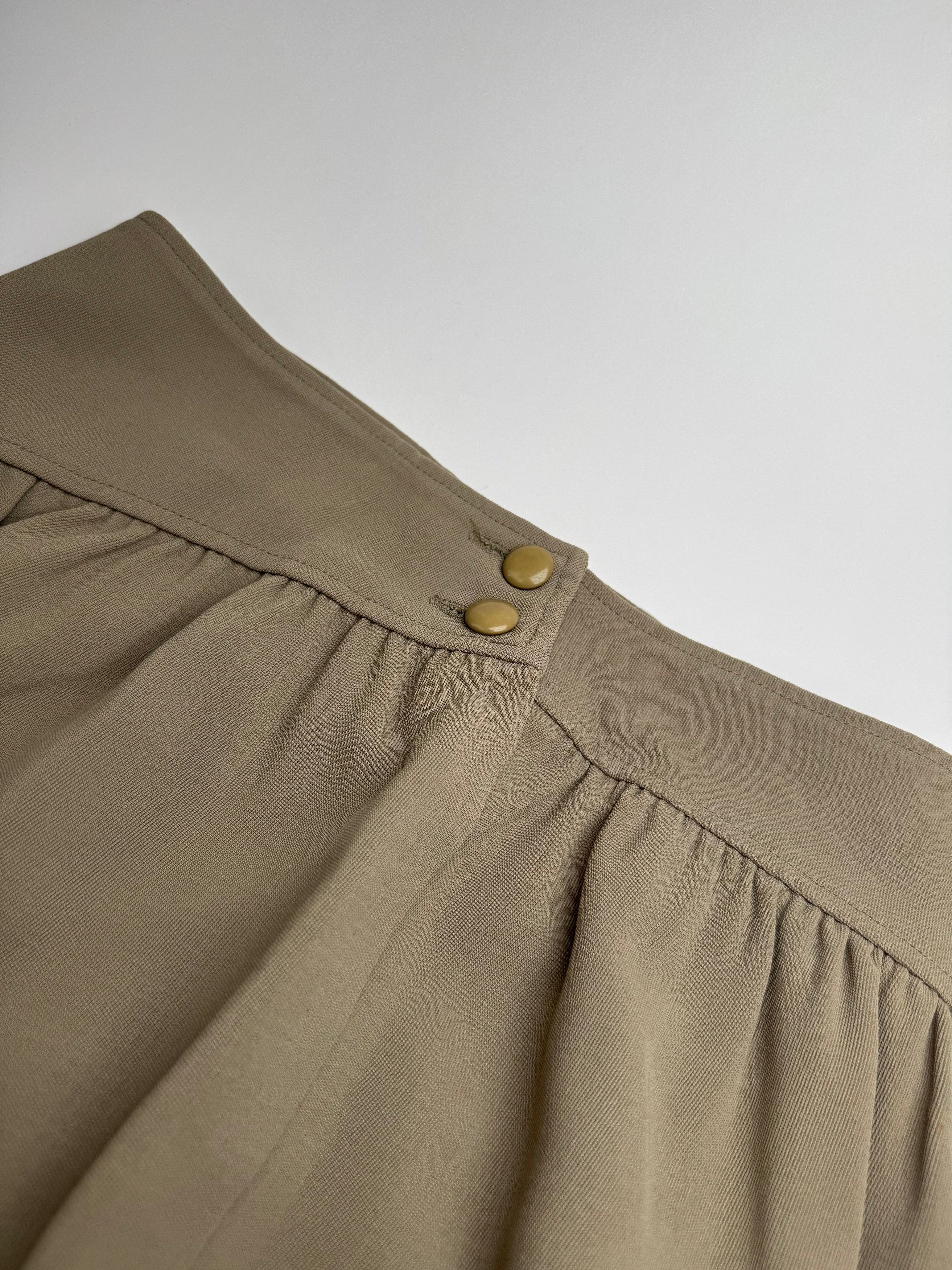 Dior Vintage Skirt Khaki M Size 30" / US 8 / IT 44 - 13 Thumbnail