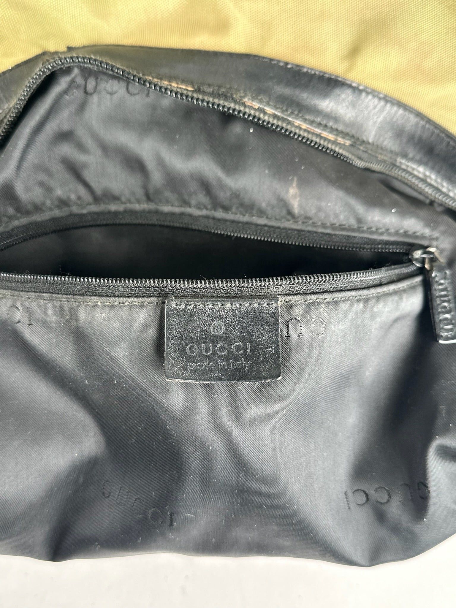 Gucci Vintage polyester leather bamboo top handle bag Size ONE SIZE - 6 Thumbnail