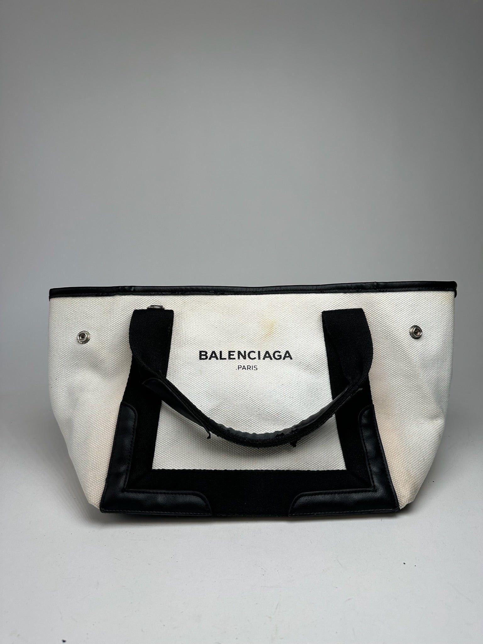 Balenciaga Vintage Logo bag White black Size ONE SIZE - 6 Thumbnail