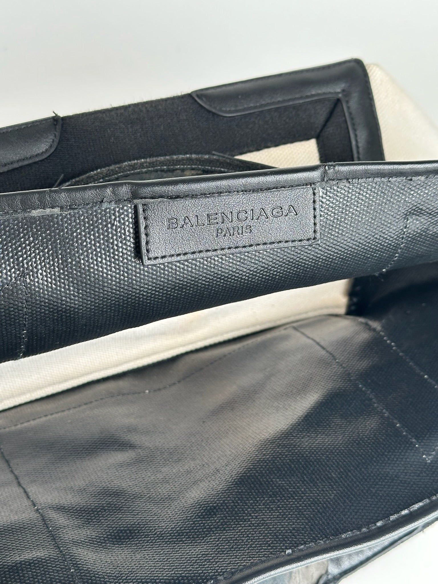 Balenciaga Vintage Logo bag White black Size ONE SIZE - 5 Thumbnail