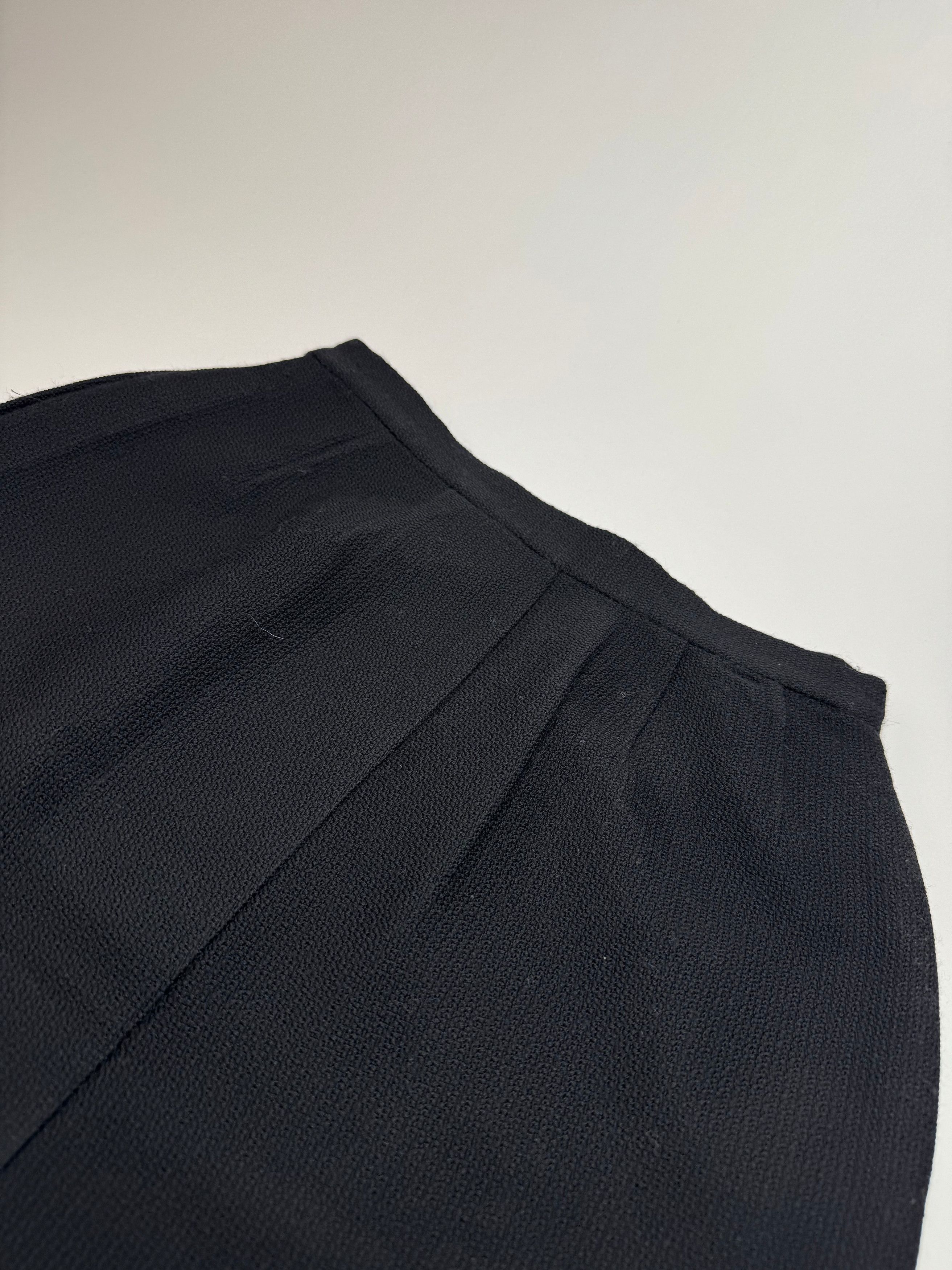Other Vintage Yves Saint Laurent Skirt Black XS Size 24" / US 00 / IT 34 - 8 Thumbnail