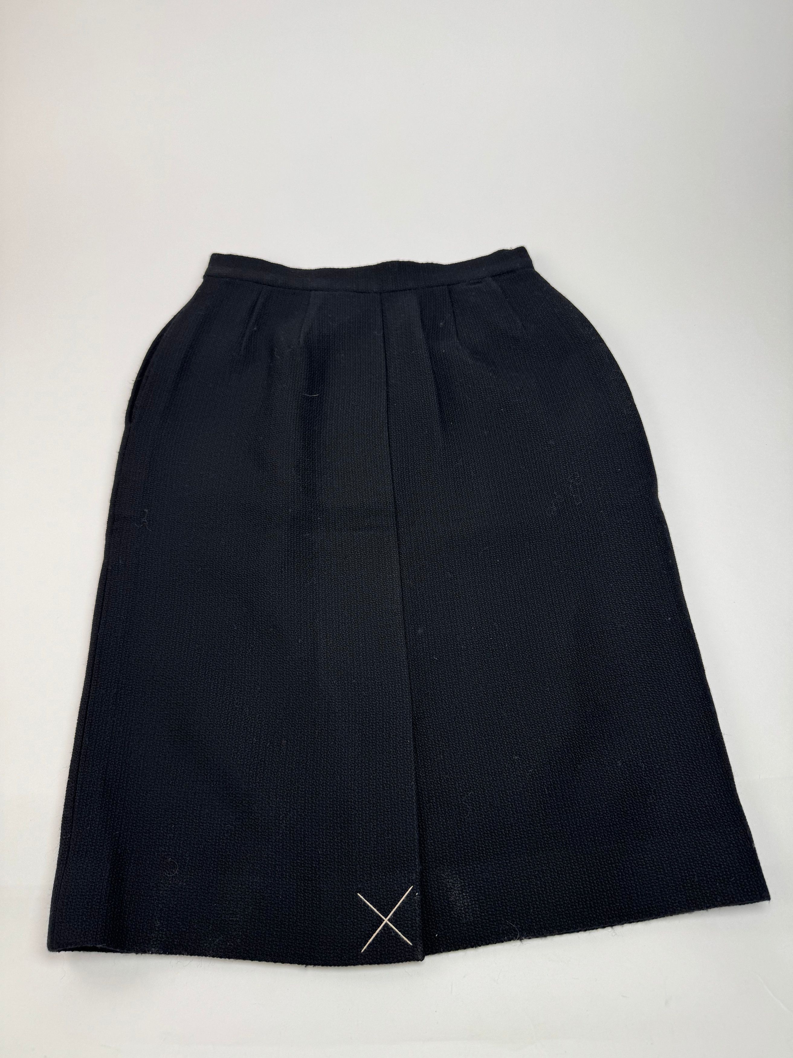 Other Vintage Yves Saint Laurent Skirt Black XS Size 24" / US 00 / IT 34 - 9 Thumbnail