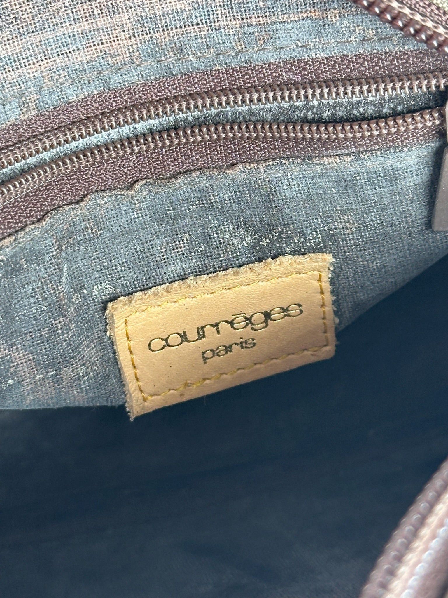Courreges Vintage Bag black brown Size ONE SIZE - 5 Thumbnail
