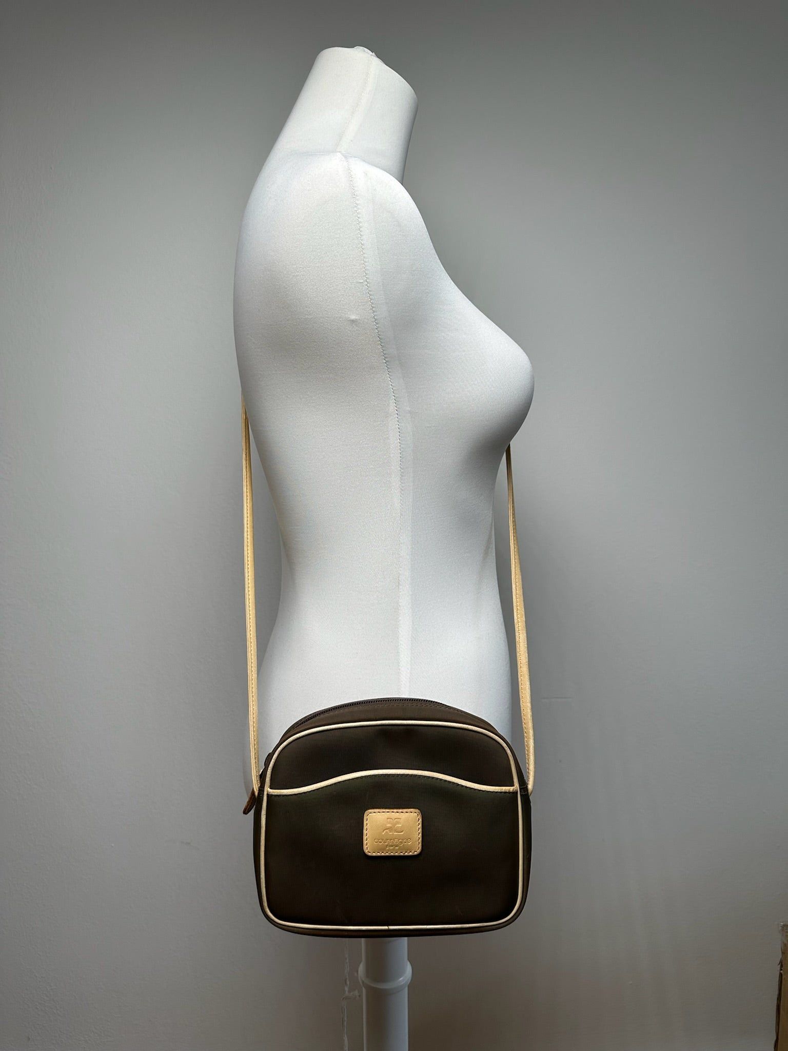 Courreges Vintage Bag black brown Size ONE SIZE - 3 Thumbnail
