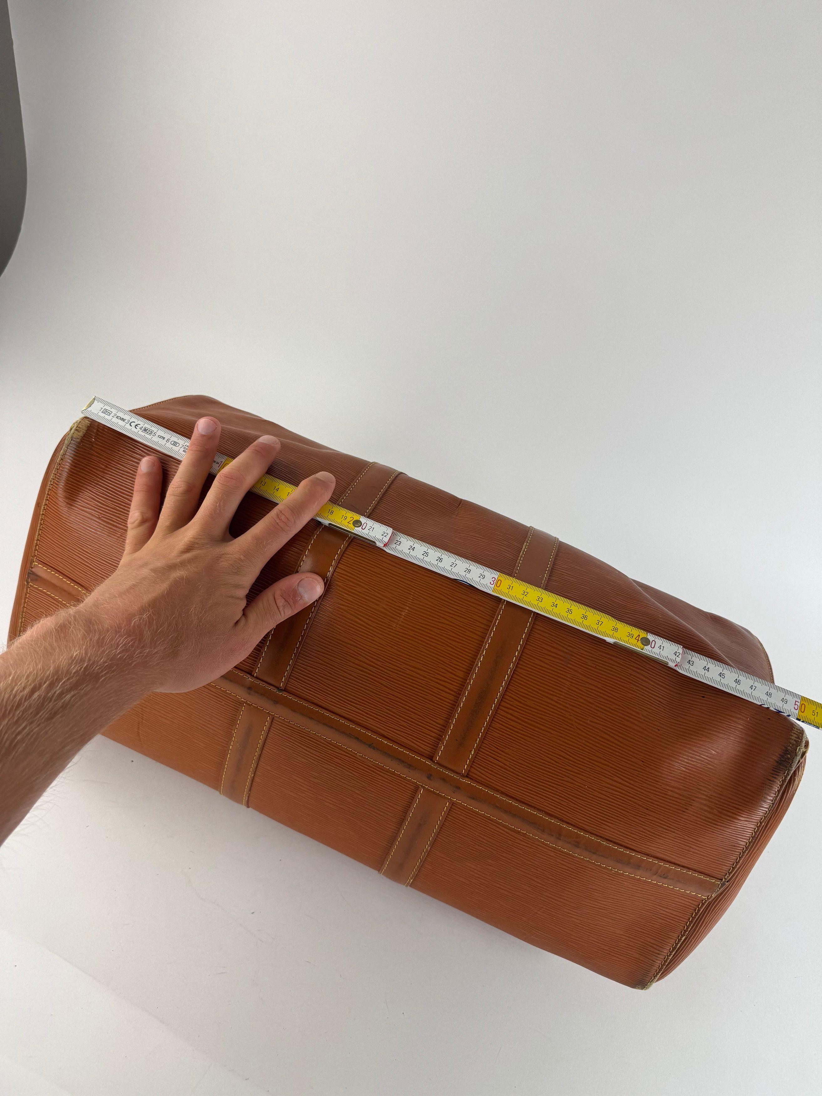 Louis Vuitton Vintage EPI Leather Duffel bag Orange brown Size ONE SIZE - 5 Thumbnail