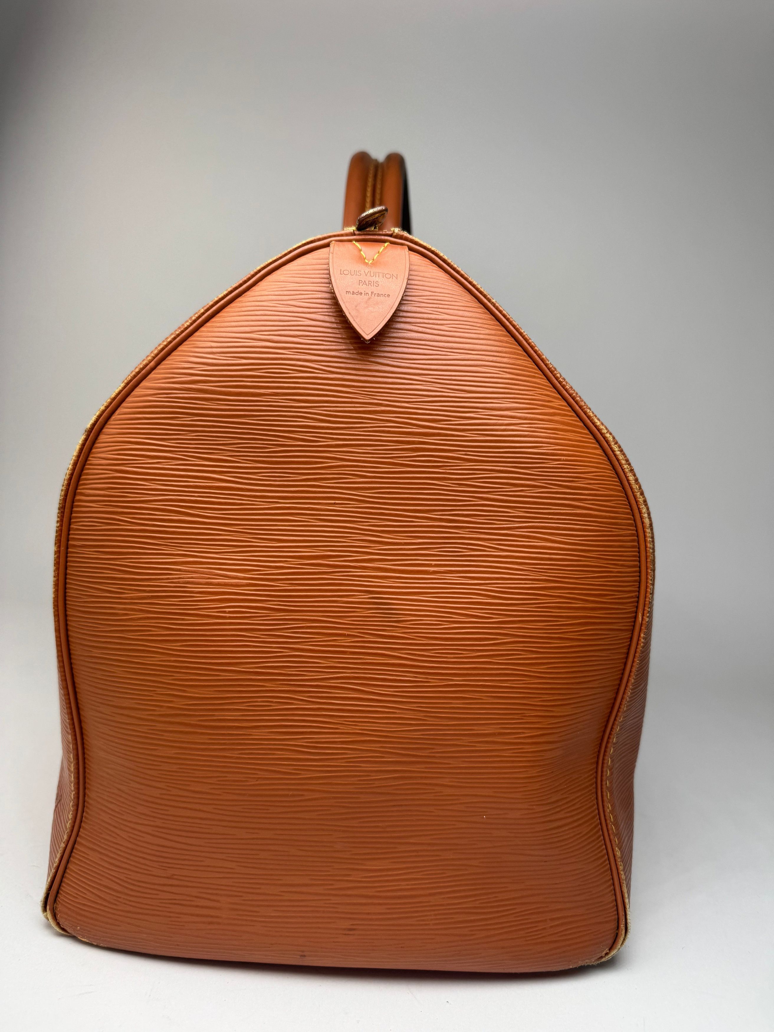 Louis Vuitton Vintage EPI Leather Duffel bag Orange brown Size ONE SIZE - 10 Thumbnail