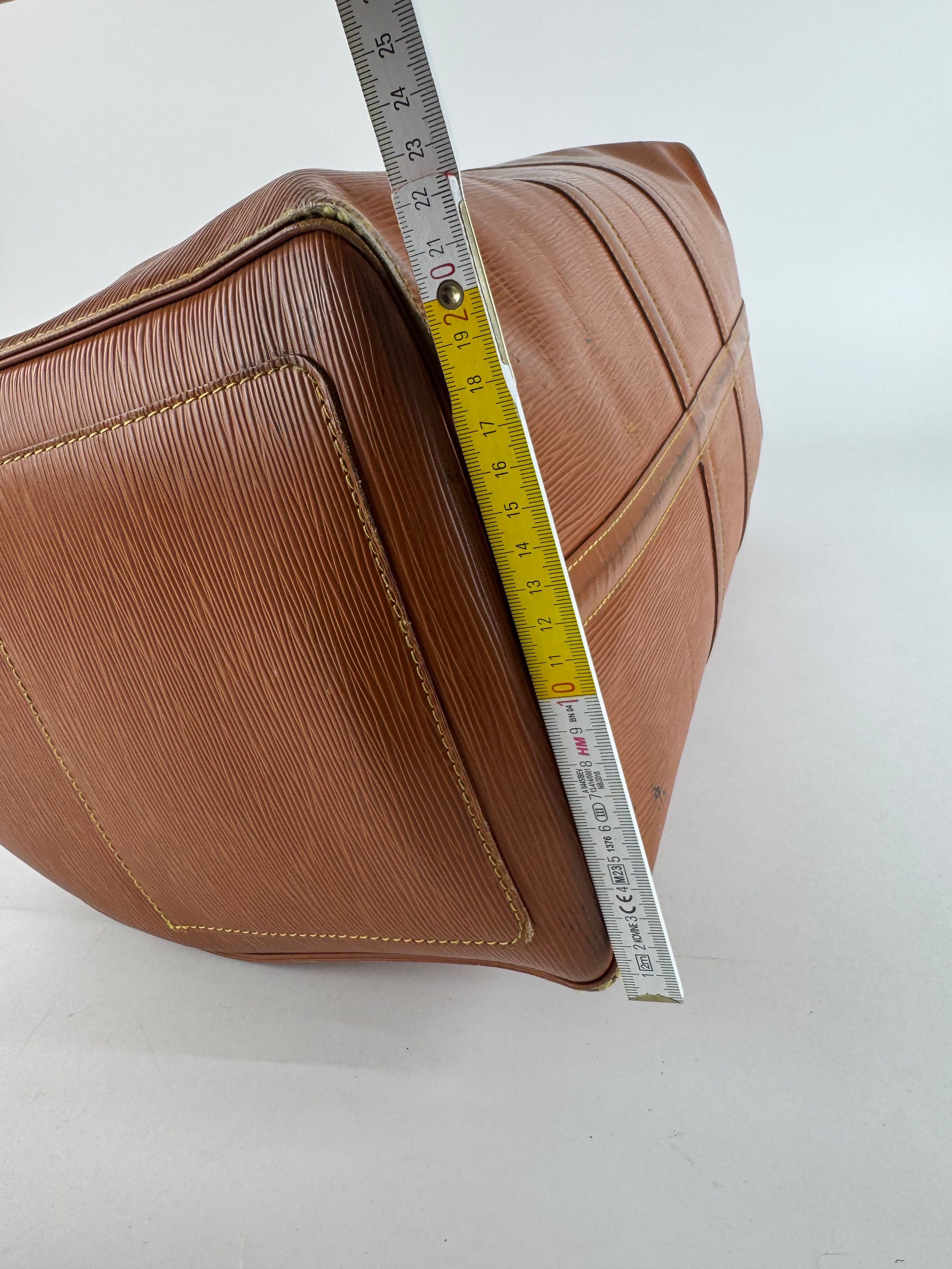 Louis Vuitton Vintage EPI Leather Duffel bag Orange brown Size ONE SIZE - 3 Thumbnail
