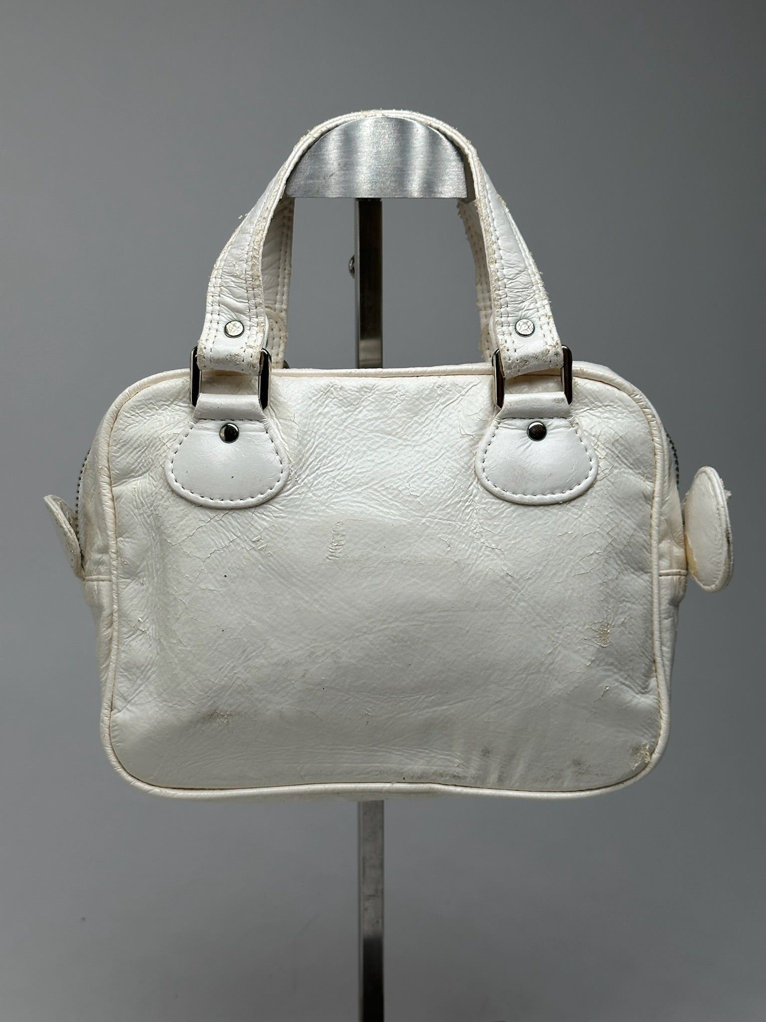 Courreges Vintage Patent Leather bag white new Size ONE SIZE - 2 Thumbnail