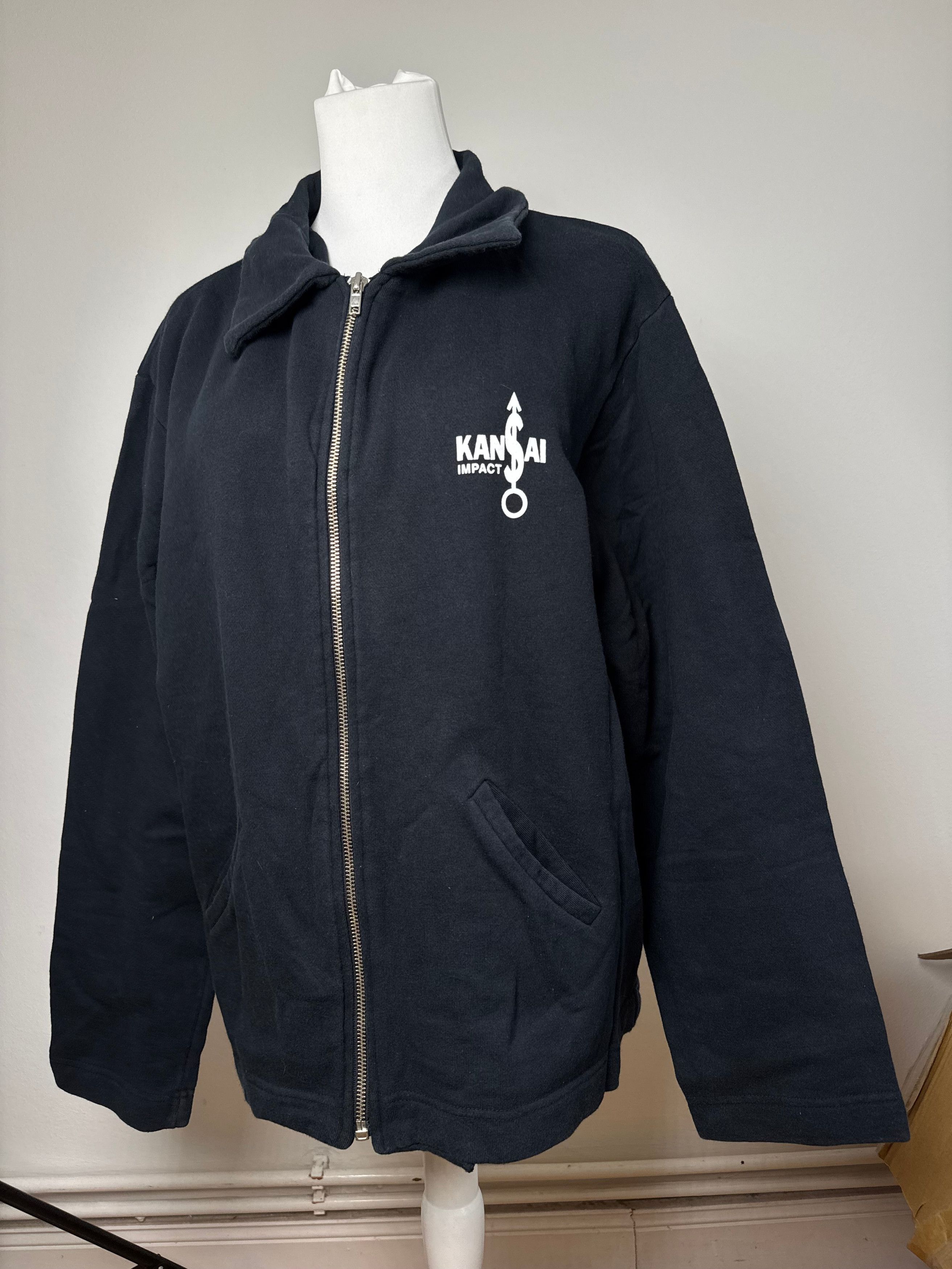 Kansai Yamamoto Vintage Jacket cotton Navy L Size M / US 6-8 / IT 42-44 - 7 Thumbnail