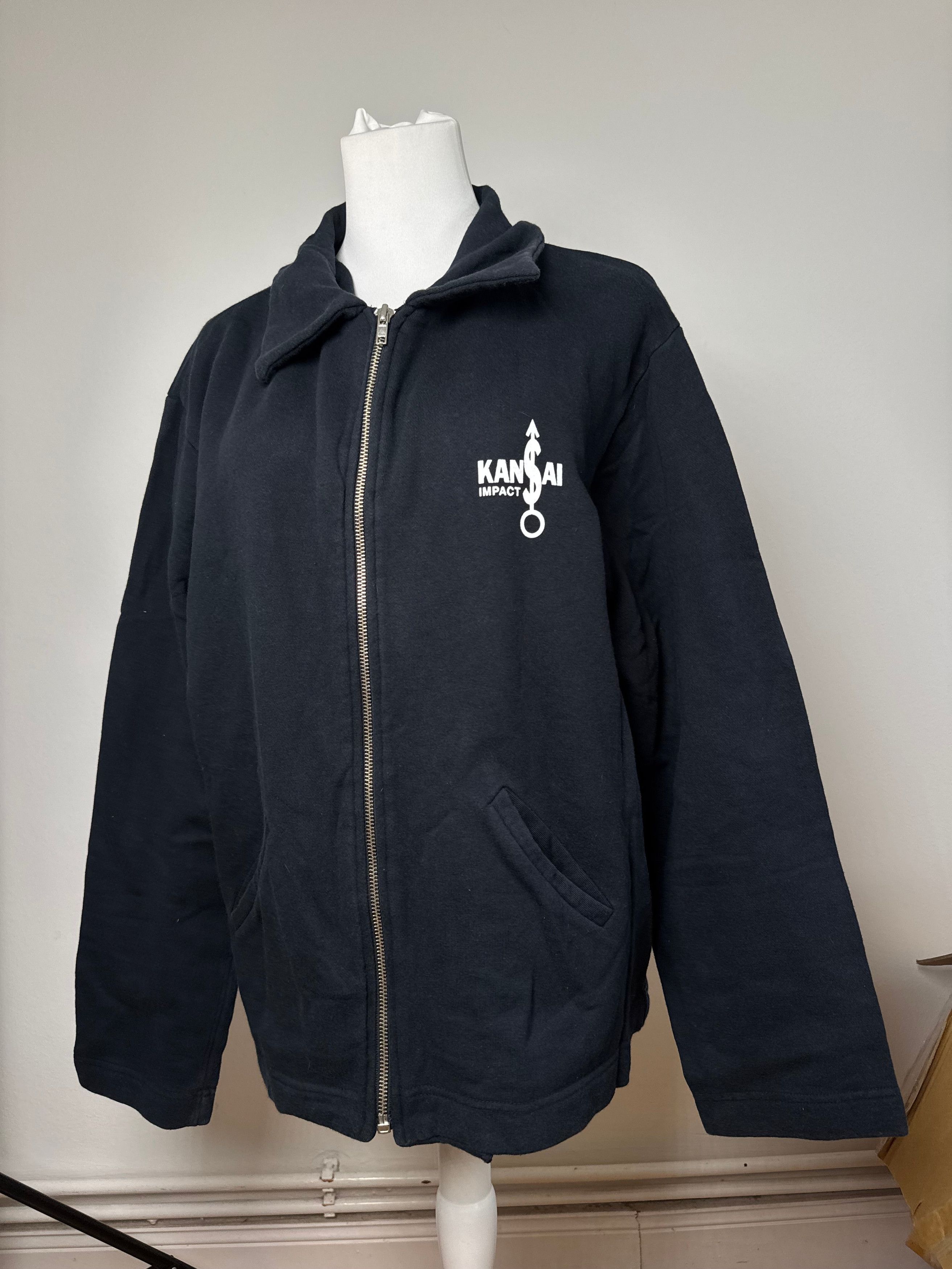 Kansai Yamamoto Vintage Jacket cotton Navy L Size M / US 6-8 / IT 42-44 - 2 Thumbnail