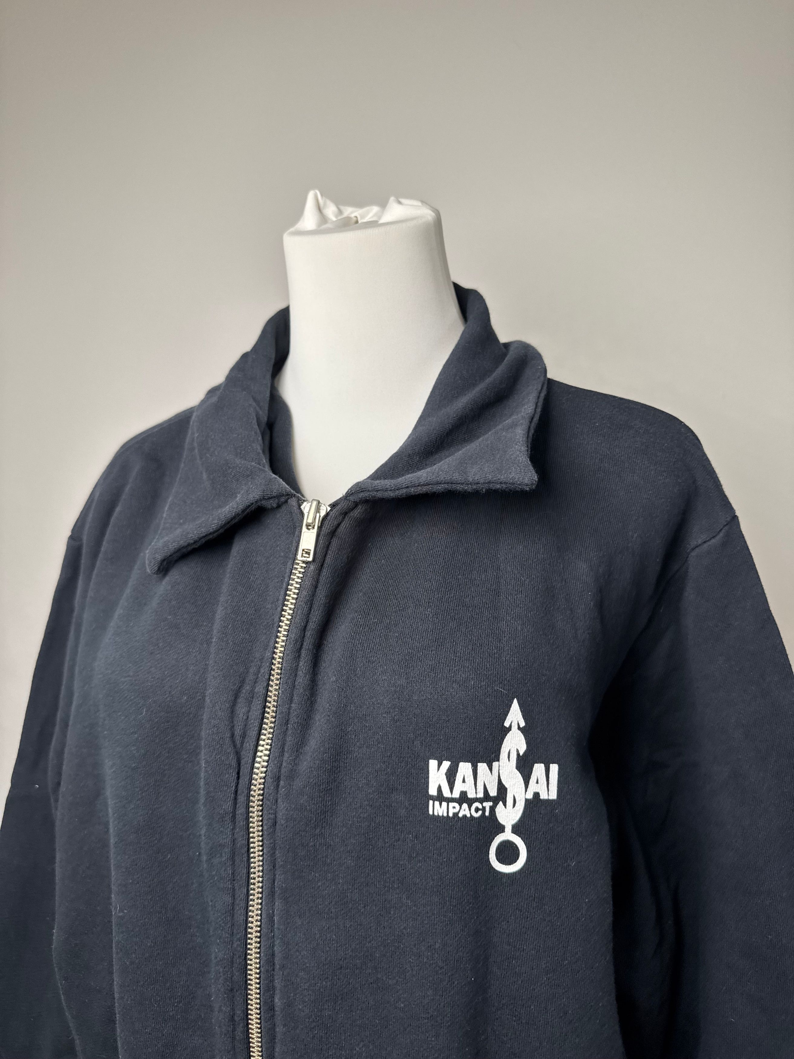 Kansai Yamamoto Vintage Jacket cotton Navy L Size M / US 6-8 / IT 42-44 - 15 Thumbnail