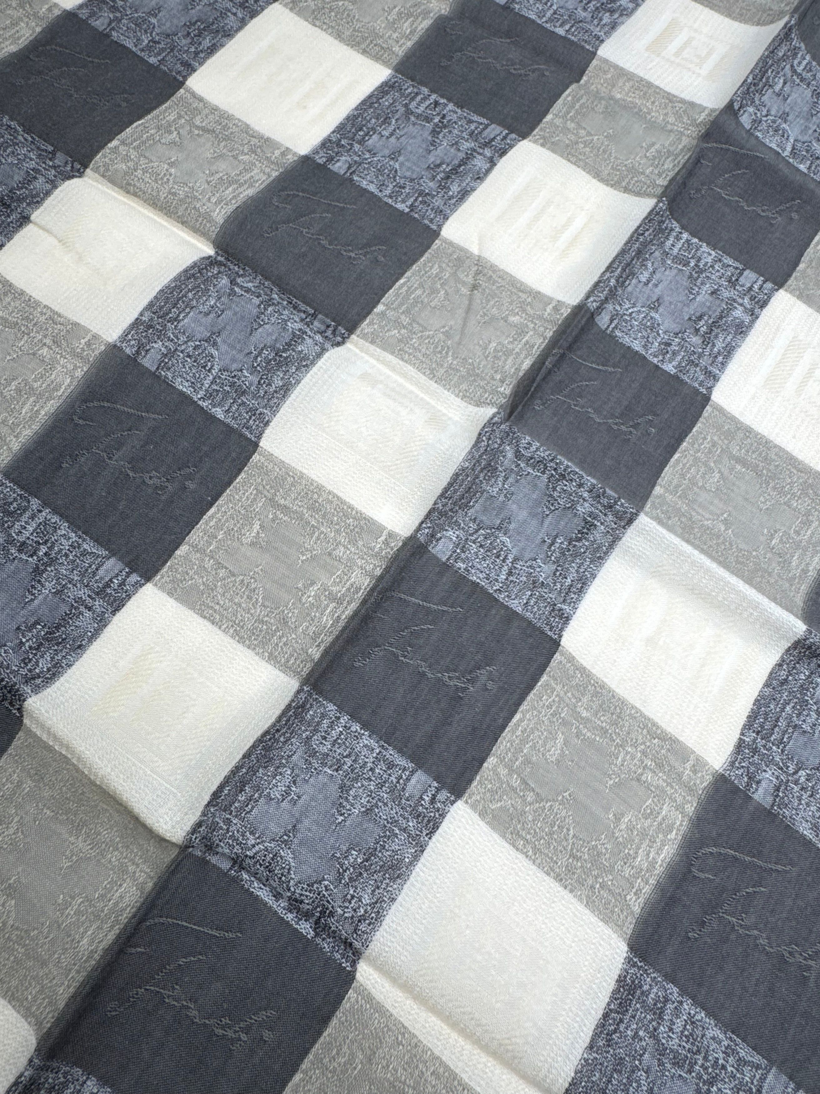 Fendi Vintage Checked Scarf brown beige Size ONE SIZE - 5 Thumbnail