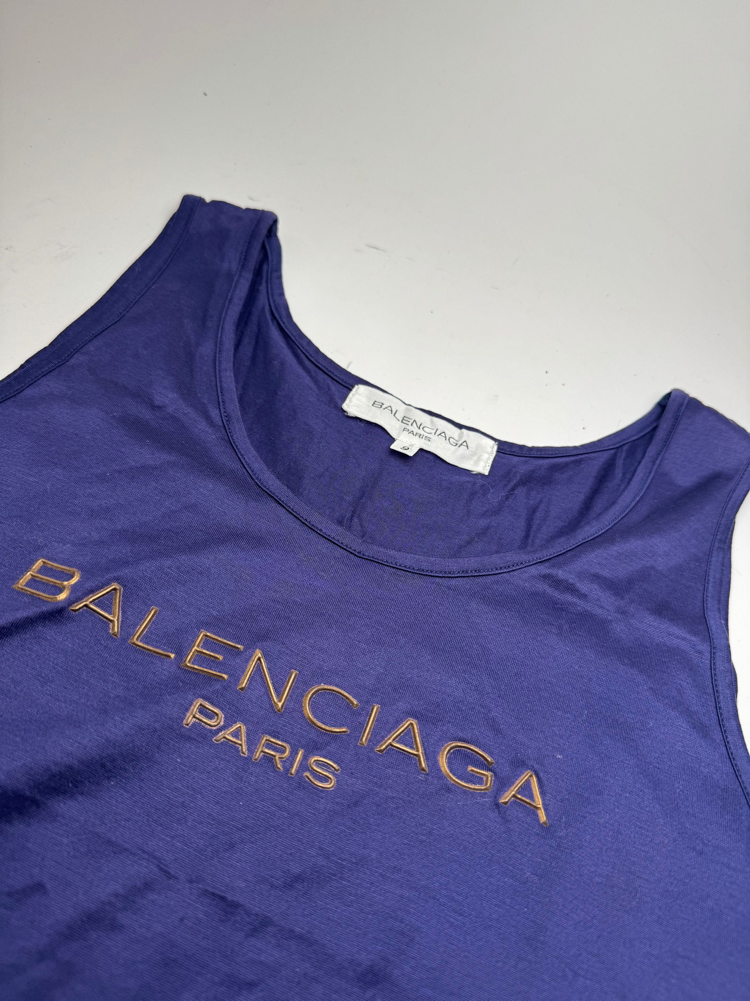 Balenciaga Vintage Canvas Top Purple M Size M / US 6-8 / IT 42-44 - 3 Thumbnail